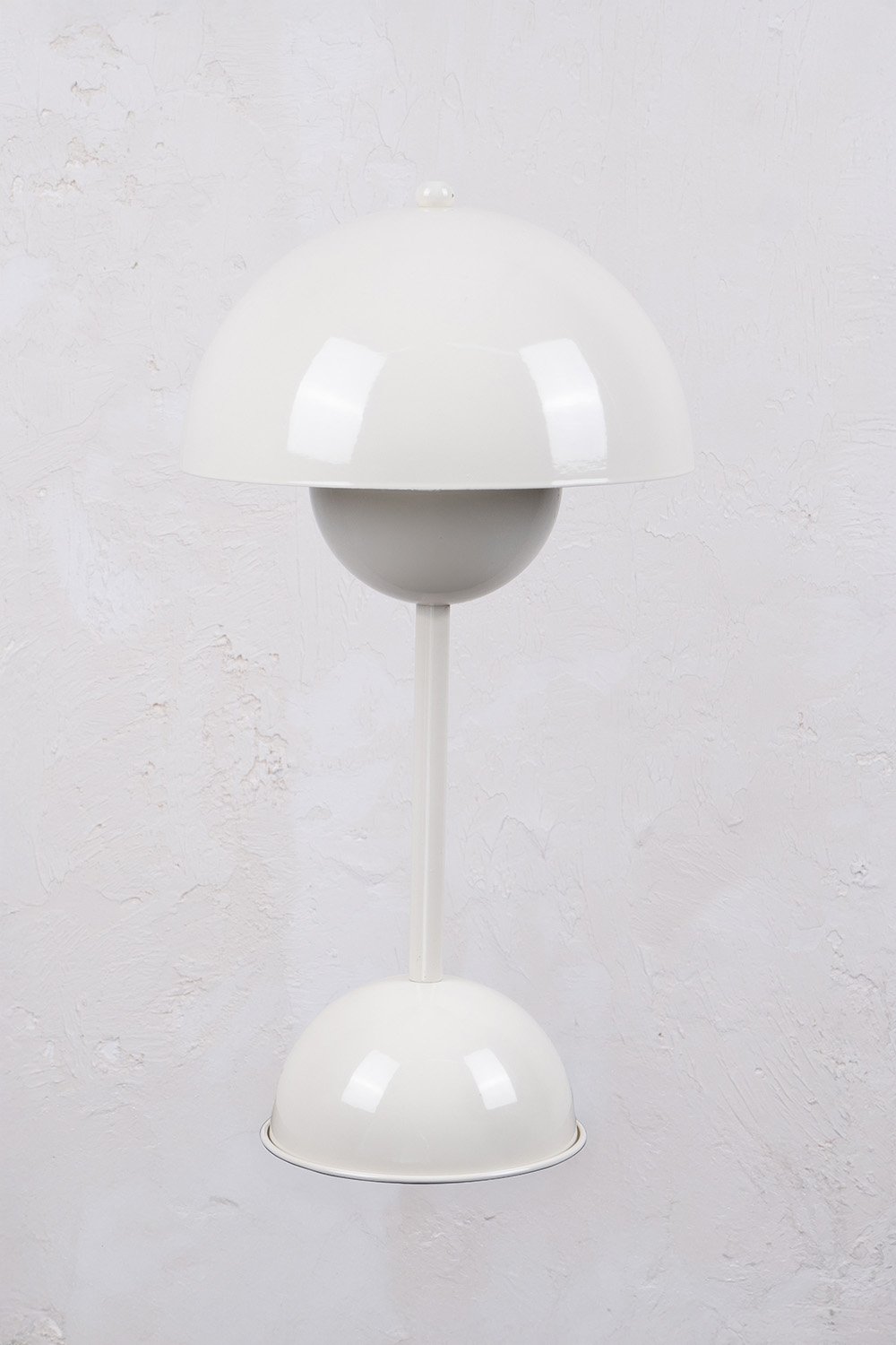 OBJEXOM-Miniglintz Krem Parlak Masa Lambası-Masa Lambası-1-Milagron.com