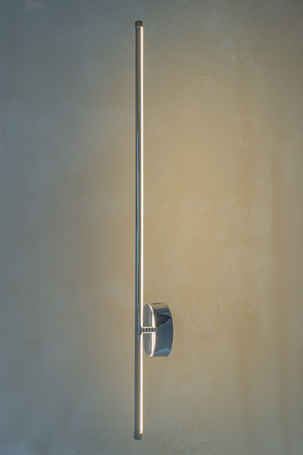 OBJEXOM-Modern Lüks Krom Duvar Apliği 80cm-Aplik-2-Milagron.com