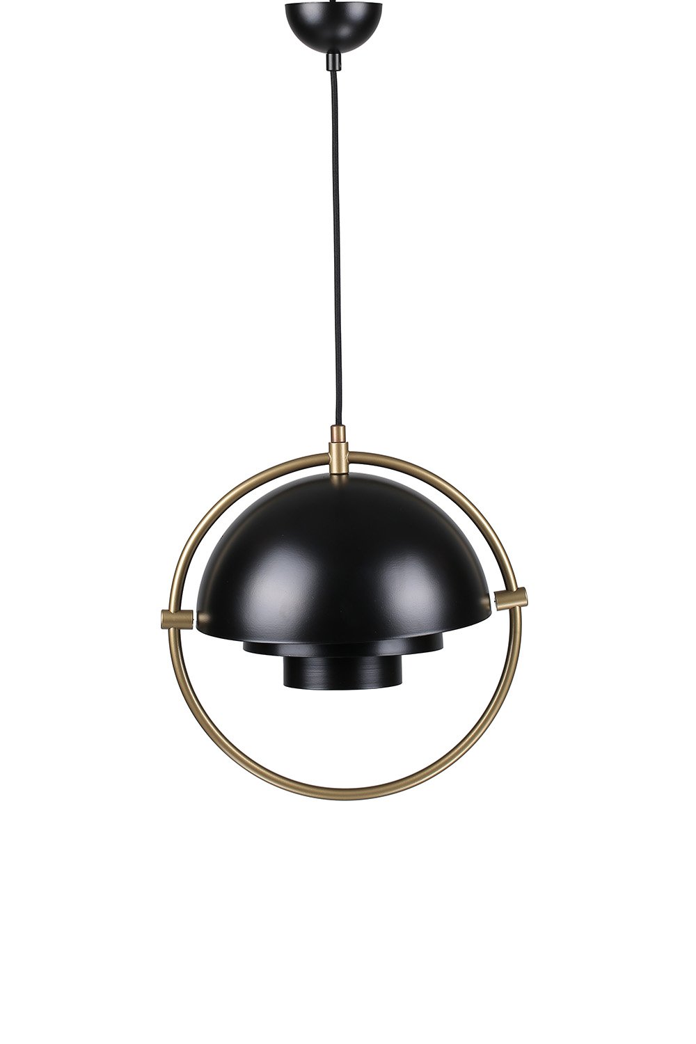 OBJEXOM-Trimetalglobe Sarkıt Aydınlatma Siyah Mat-Avize-1-Milagron.com