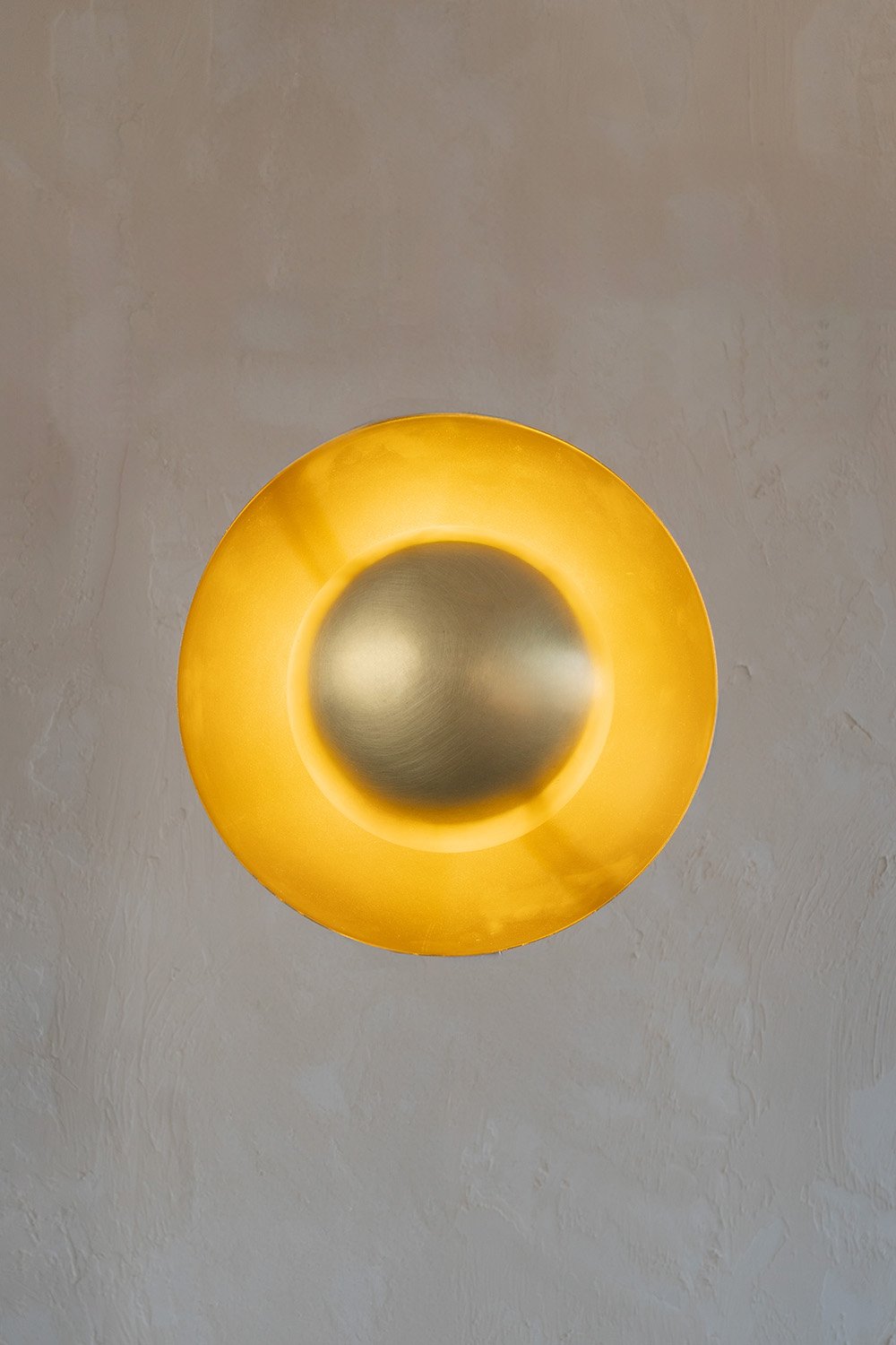 OBJEXOM-Twinloop Eskitme Pirinç Kaplama Duvar Apliği 25cm-Aplik-3-Milagron.com