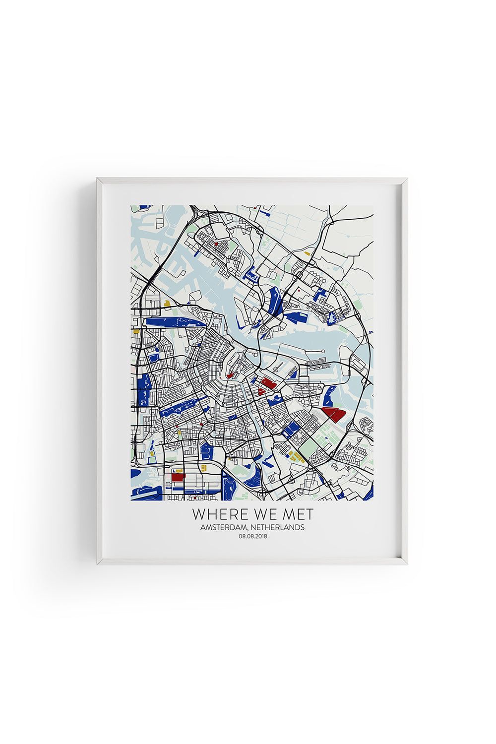 ODA.products-Amsterdam Kişiselleştirilebilir Şehir Haritası-Tablo-2-Milagron.com