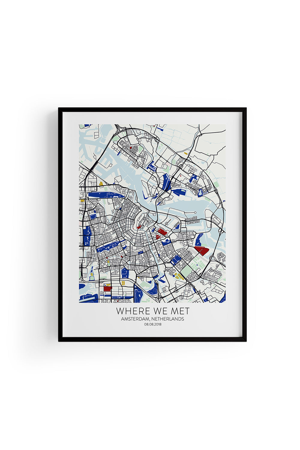 ODA.products-Amsterdam Kişiselleştirilebilir Şehir Haritası-Tablo-3-Milagron.com