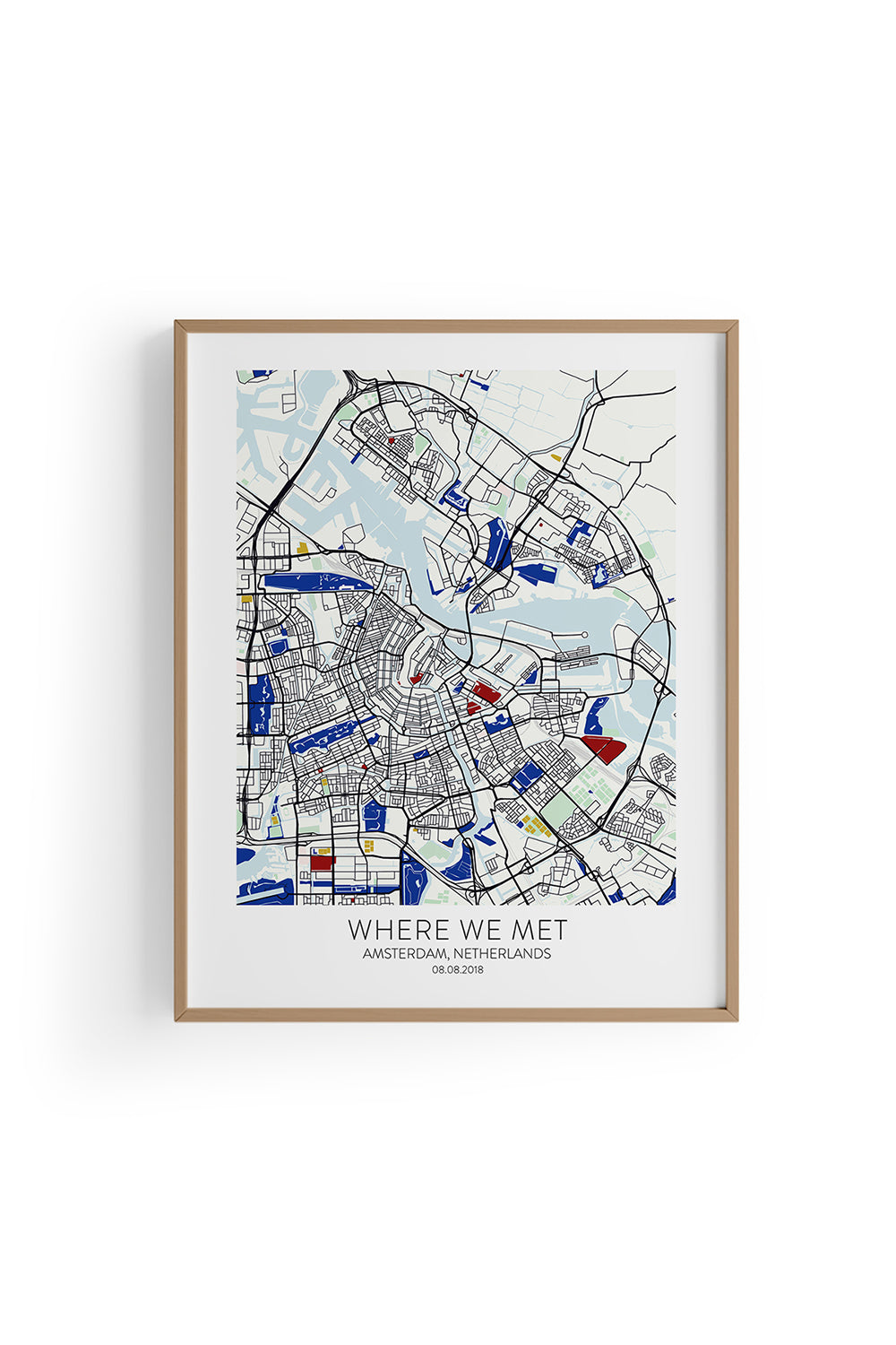 ODA.products-Amsterdam Kişiselleştirilebilir Şehir Haritası-Tablo-4-Milagron.com