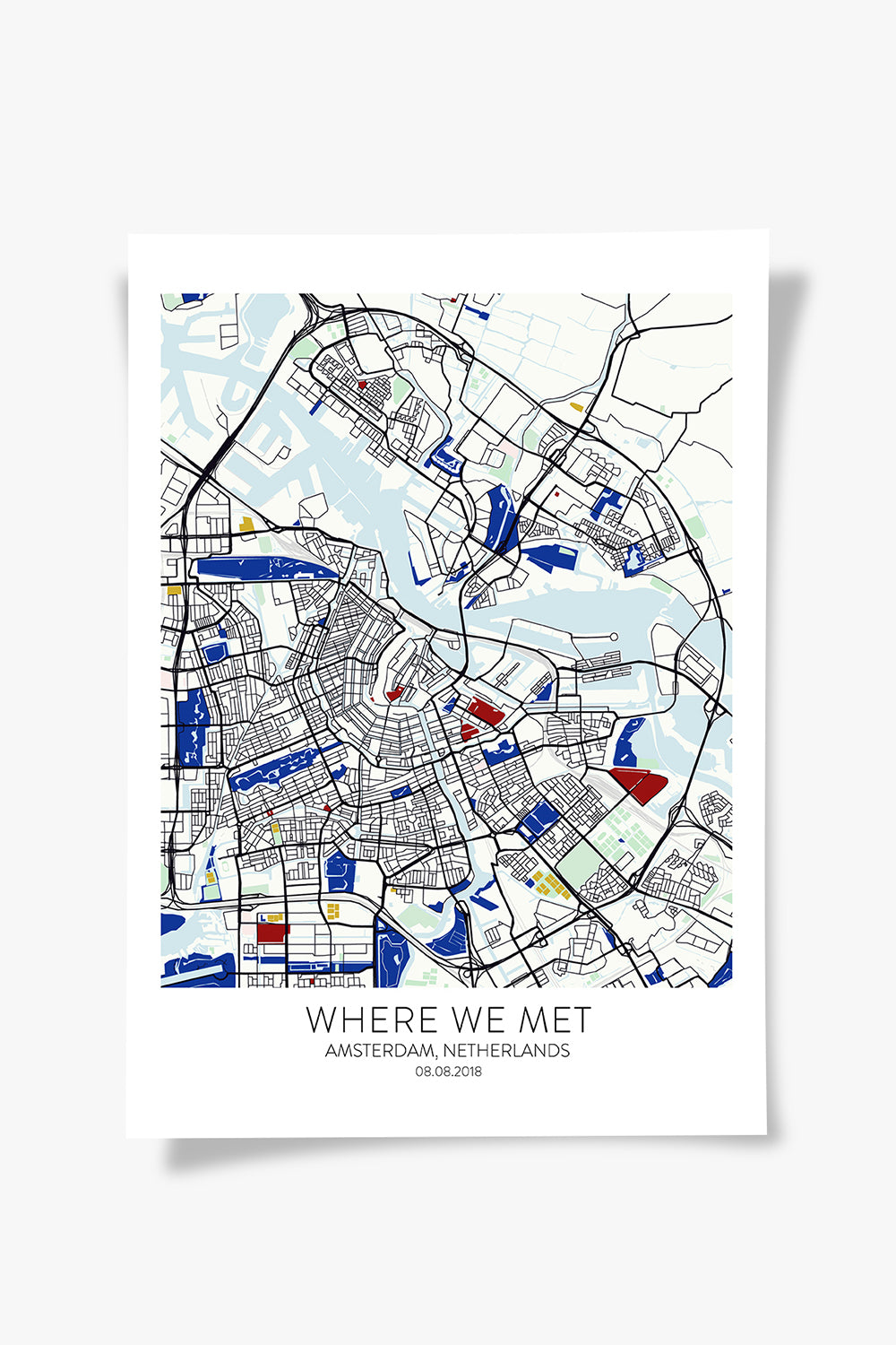 ODA.products-Amsterdam Kişiselleştirilebilir Şehir Haritası-Tablo-5-Milagron.com