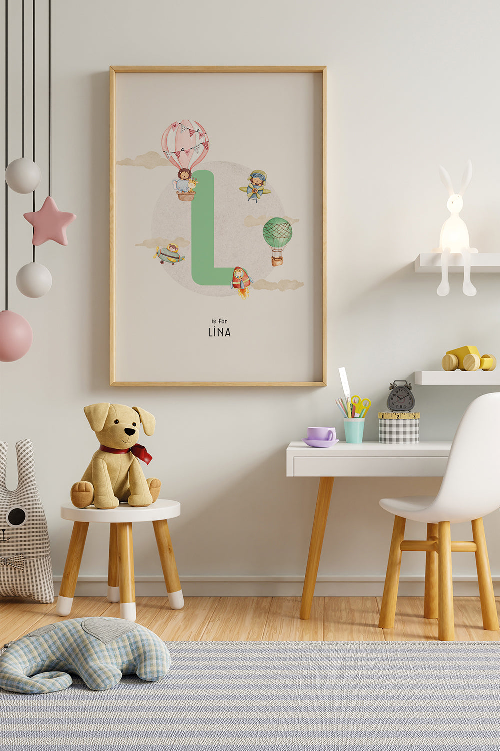 ODA.products-Baby Girl Letter | Çocuk Odası Tablo-Tablo-1-Milagron.com