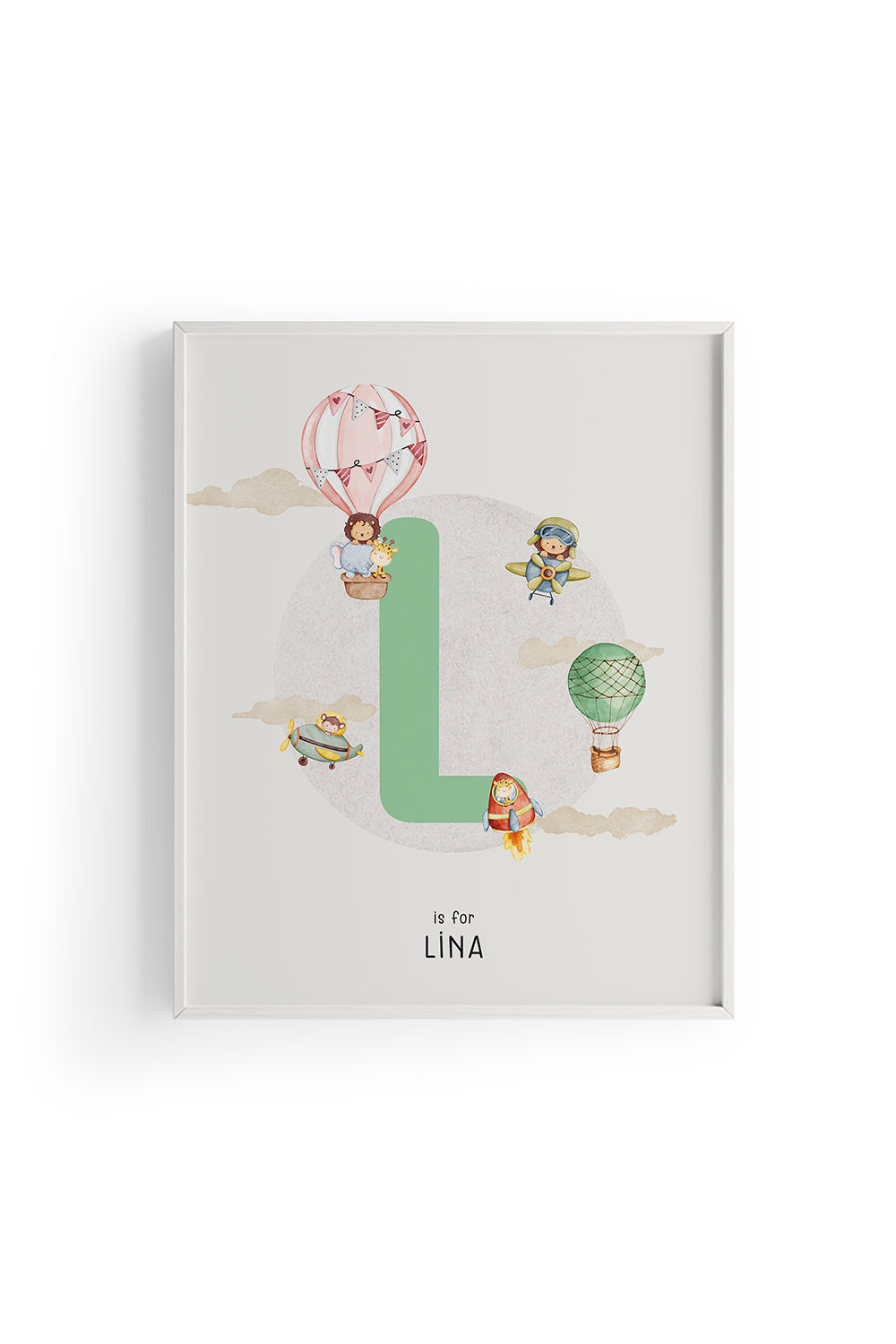 ODA.products-Baby Girl Letter | Çocuk Odası Tablo-Tablo-2-Milagron.com