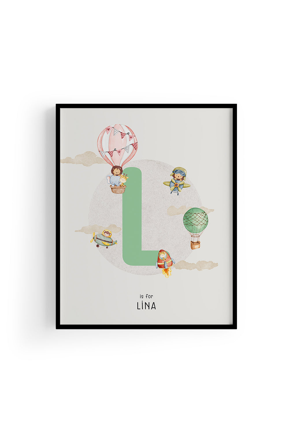 ODA.products-Baby Girl Letter | Çocuk Odası Tablo-Tablo-3-Milagron.com