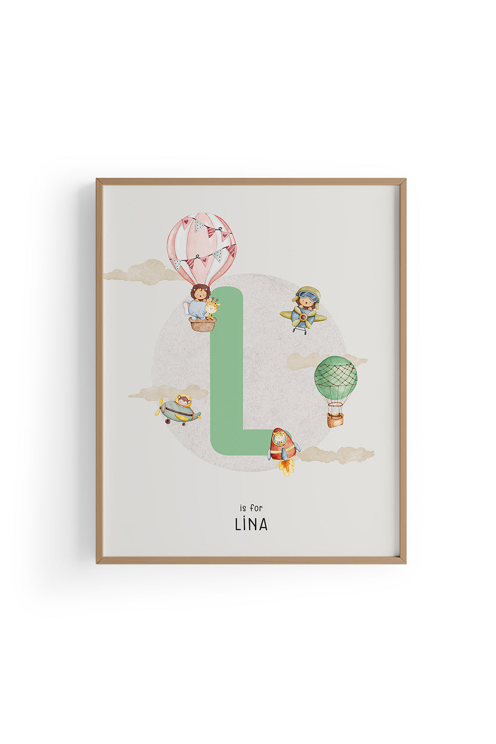 ODA.products-Baby Girl Letter | Çocuk Odası Tablo-Tablo-4-Milagron.com