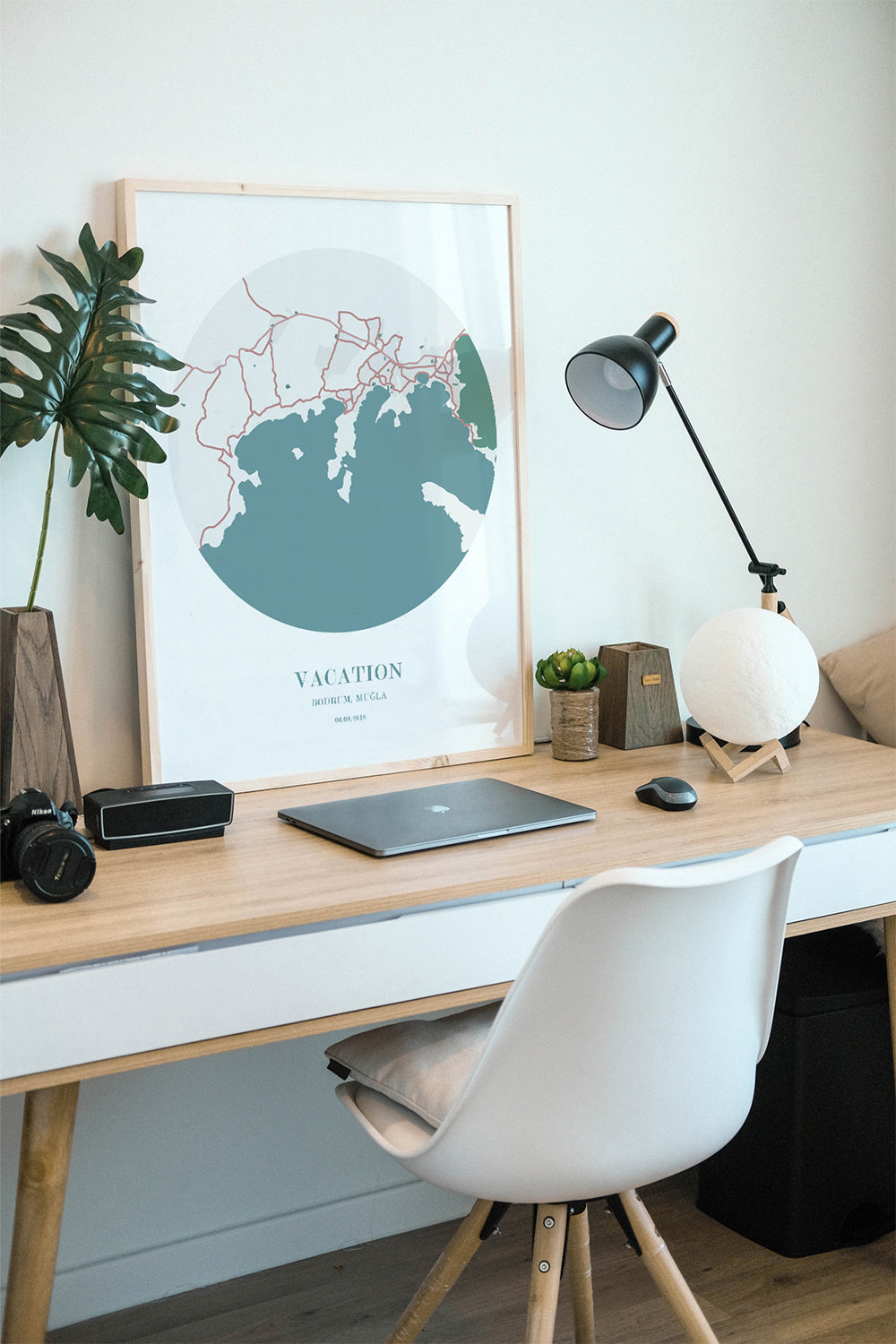 ODA.products-Bodrum Kişiselleştirilebilir Şehir Haritası-Tablo-1-Milagron.com