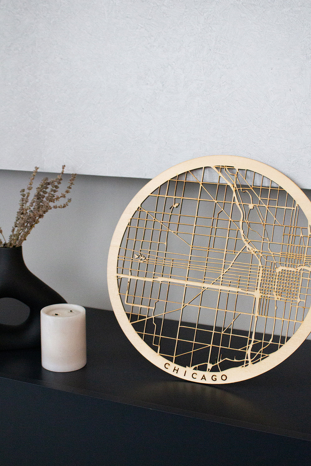 ODA.products-Chicago Ahşap Şehir Haritası-Duvar Dekorları-3-Milagron.com