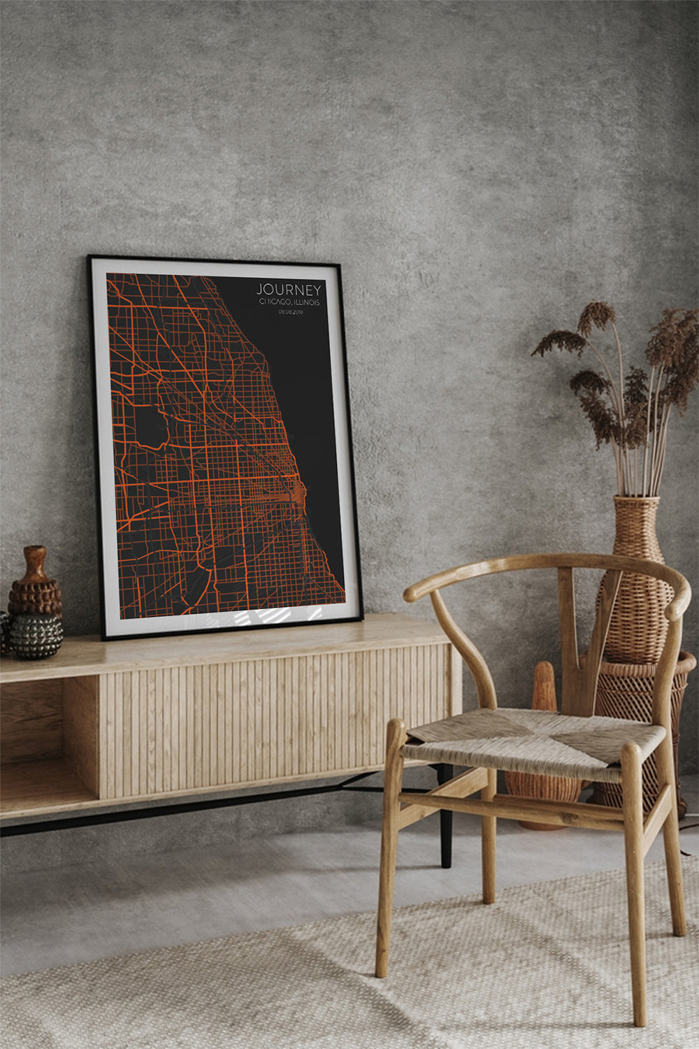 ODA.products-Chicago Kişiselleştirilebilir Şehir Haritası-Tablo-1-Milagron.com
