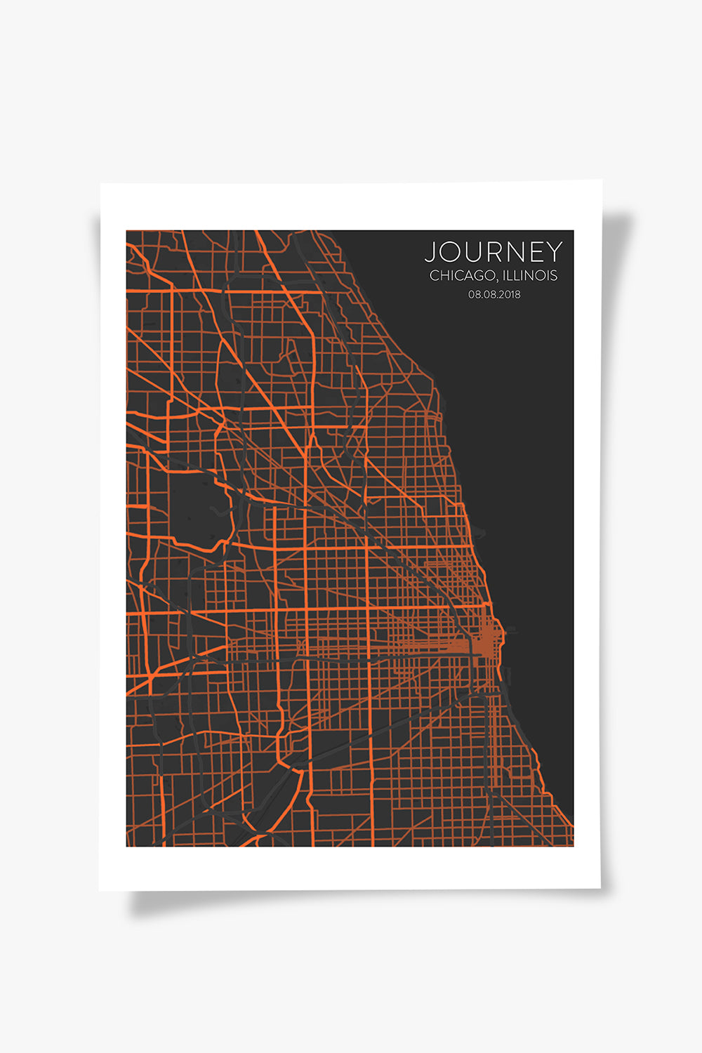 ODA.products-Chicago Kişiselleştirilebilir Şehir Haritası-Tablo-5-Milagron.com