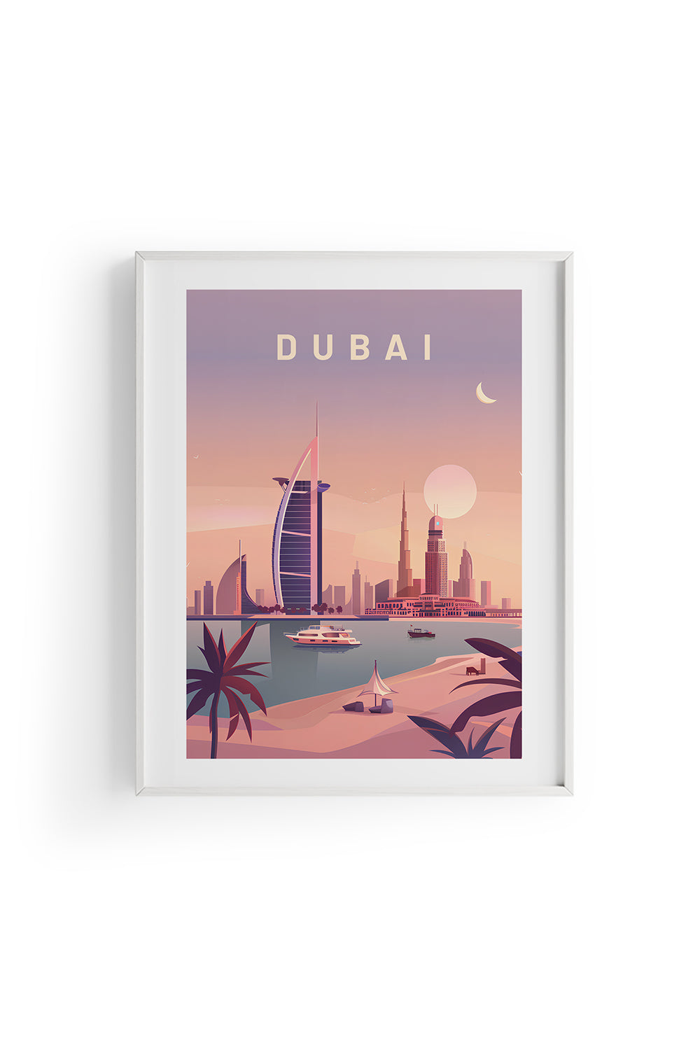 ODA.products-Dubai İllüstrasyon Şehir Tablo-Tablo-2-Milagron.com