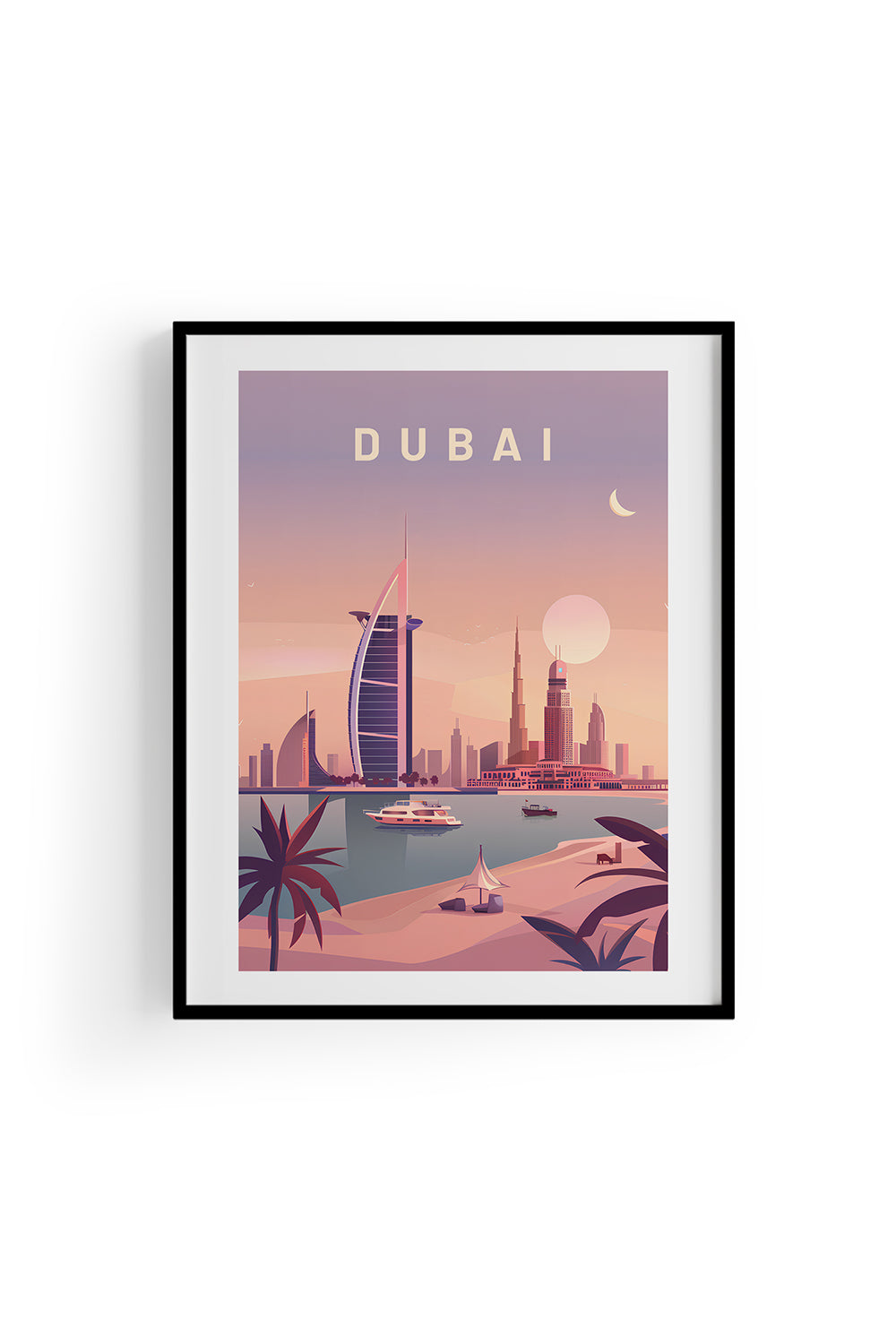 ODA.products-Dubai İllüstrasyon Şehir Tablo-Tablo-3-Milagron.com