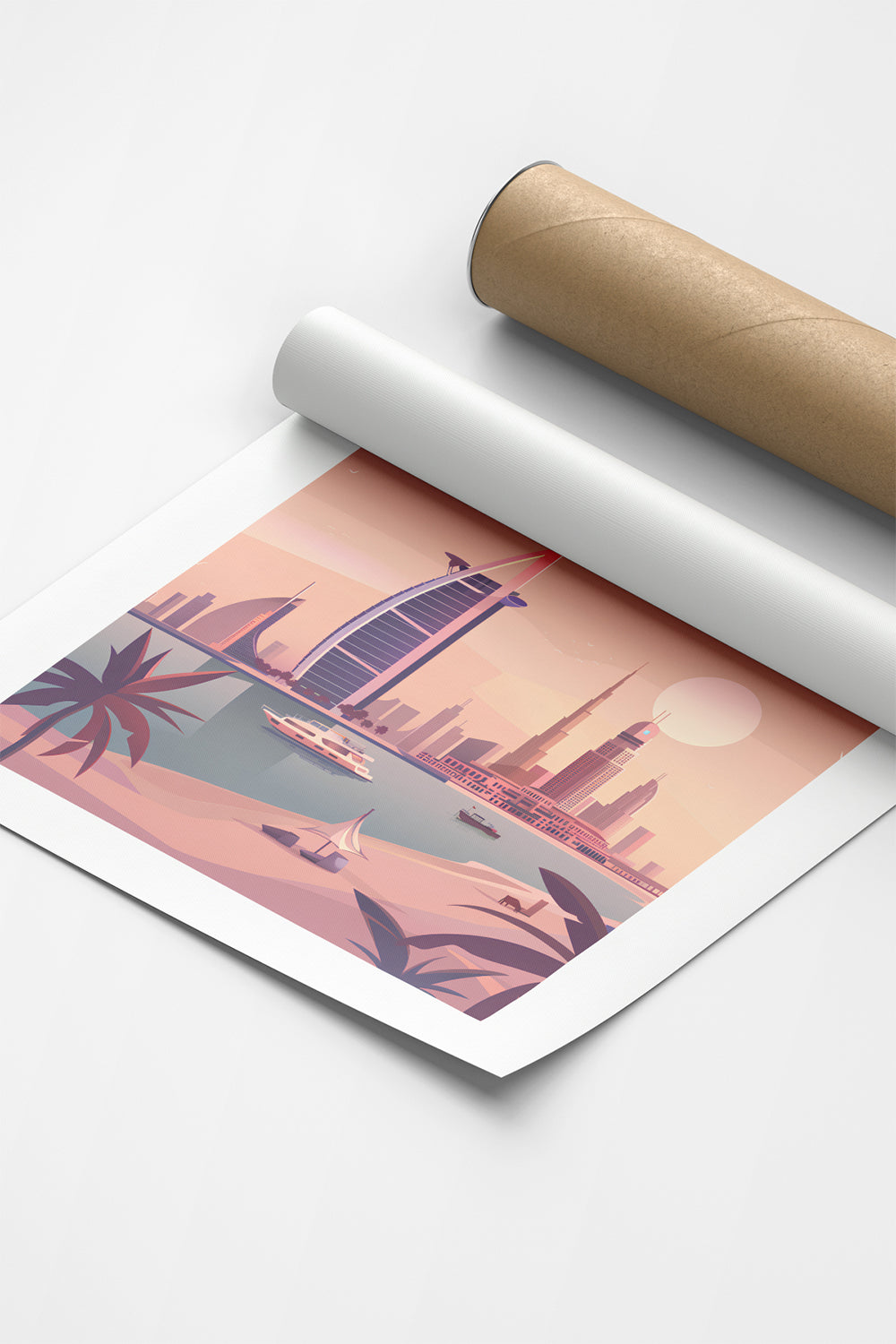 ODA.products-Dubai İllüstrasyon Şehir Tablo-Tablo-6-Milagron.com