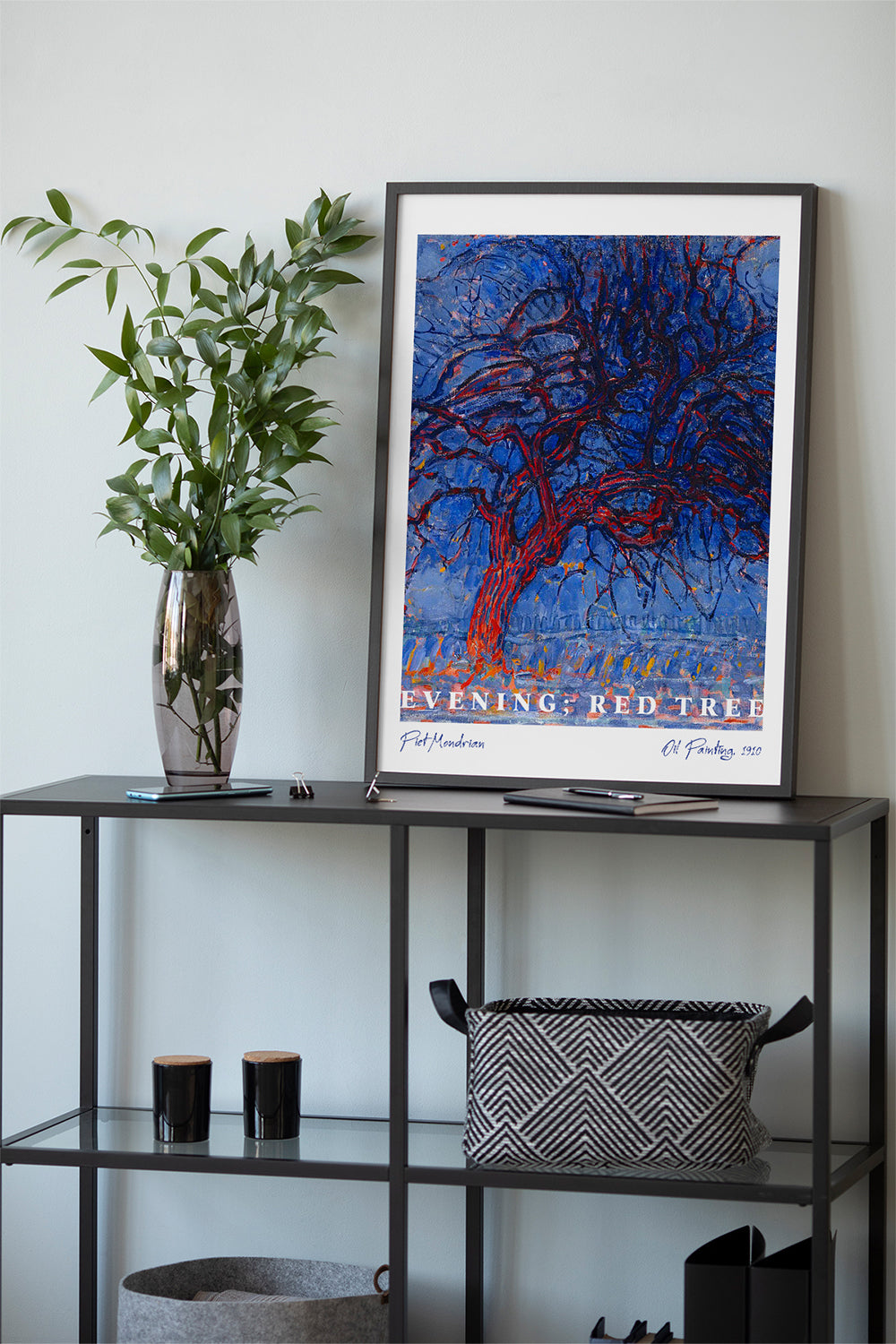 ODA.products-Evening; Red Tree, Piet Mondrian | Ünlü Ressam Tablosu-Tablo-1-Milagron.com