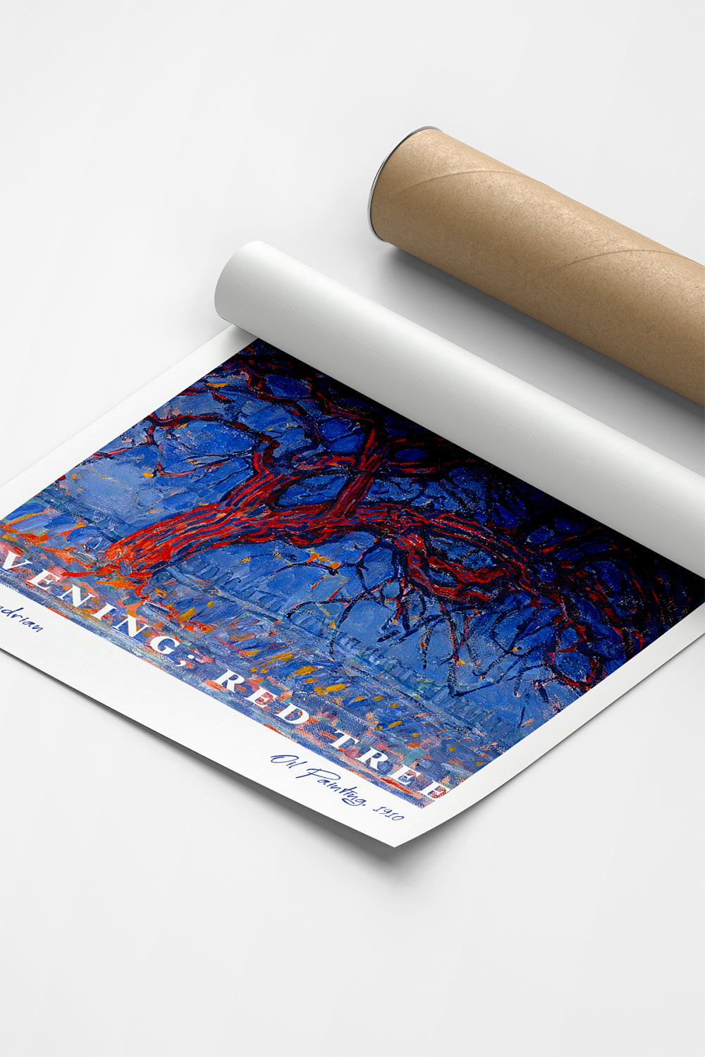 ODA.products-Evening; Red Tree, Piet Mondrian | Ünlü Ressam Tablosu-Tablo-6-Milagron.com