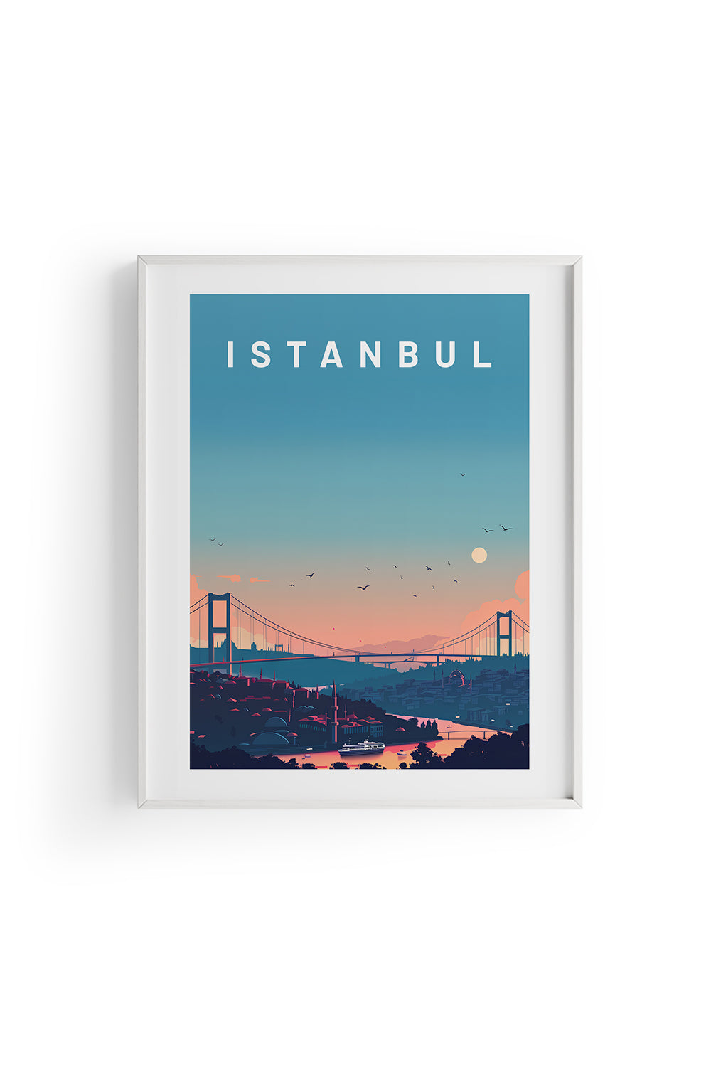 ODA.products-İstanbul İllüstrasyon Şehir Tablo-Tablo-2-Milagron.com