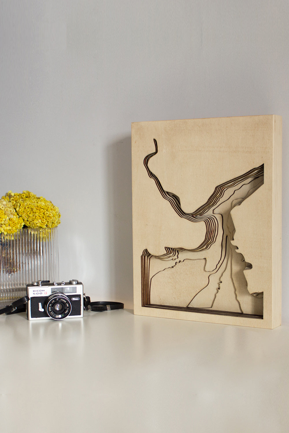 ODA.products-İstanbul Minimal Ahşap Şehir Haritası-Duvar Dekorları-2-Milagron.com