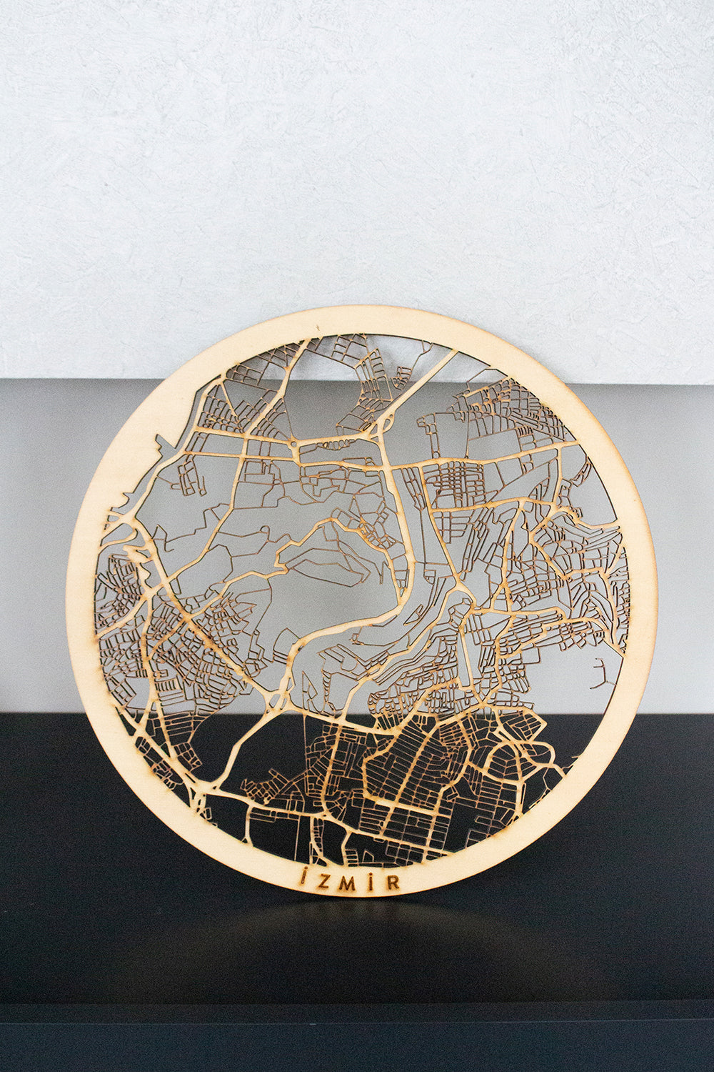 ODA.products-İzmir Ahşap Şehir Haritası-Duvar Dekorları-2-Milagron.com