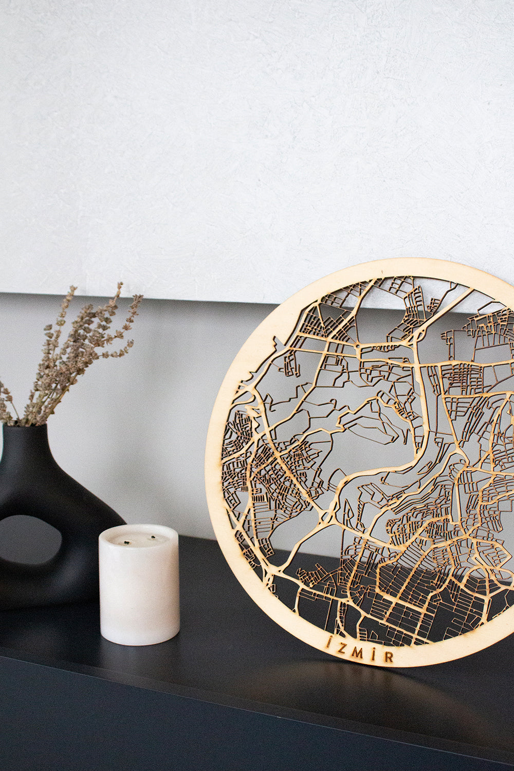 ODA.products-İzmir Ahşap Şehir Haritası-Duvar Dekorları-3-Milagron.com