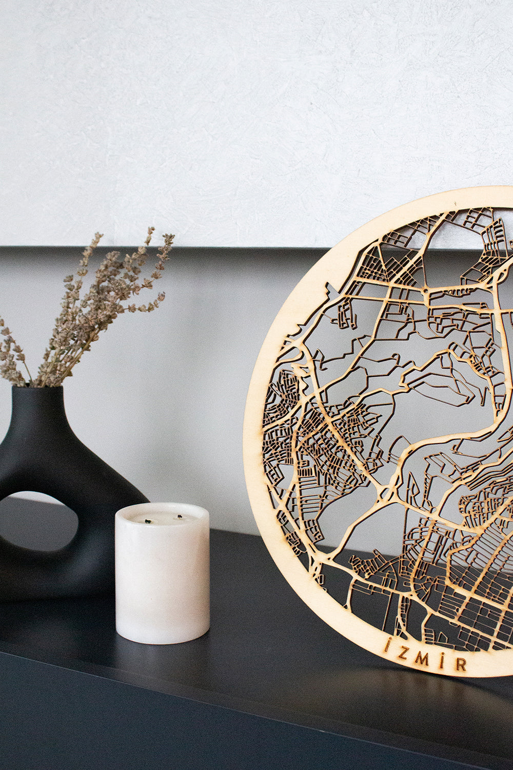 ODA.products-İzmir Ahşap Şehir Haritası-Duvar Dekorları-4-Milagron.com