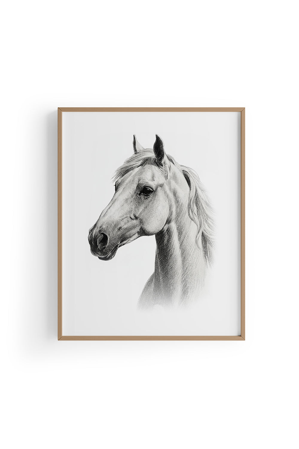 Karakalem Koleksiyonu At Posteri - 2