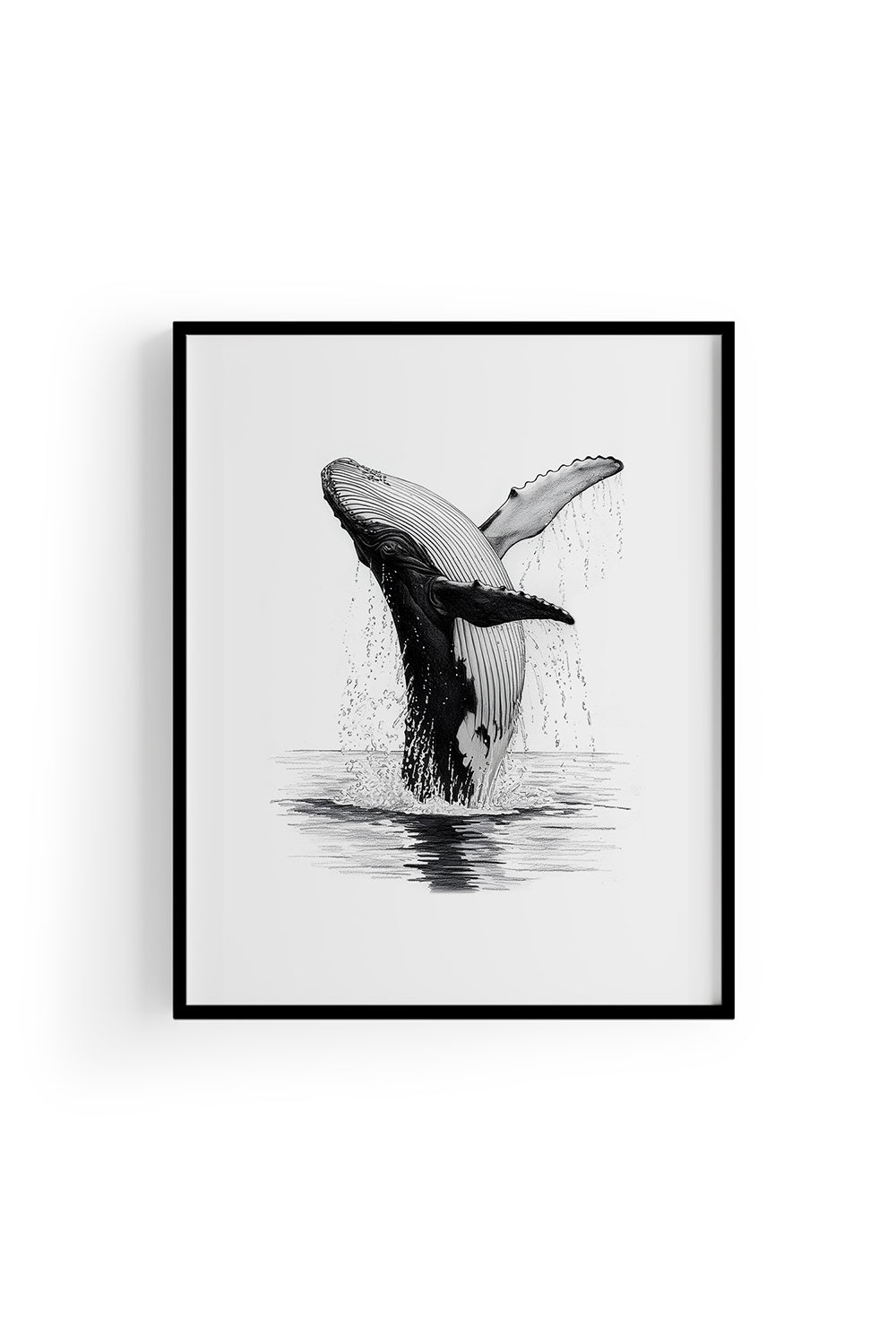 Karakalem Koleksiyonu Balina Posteri - 1