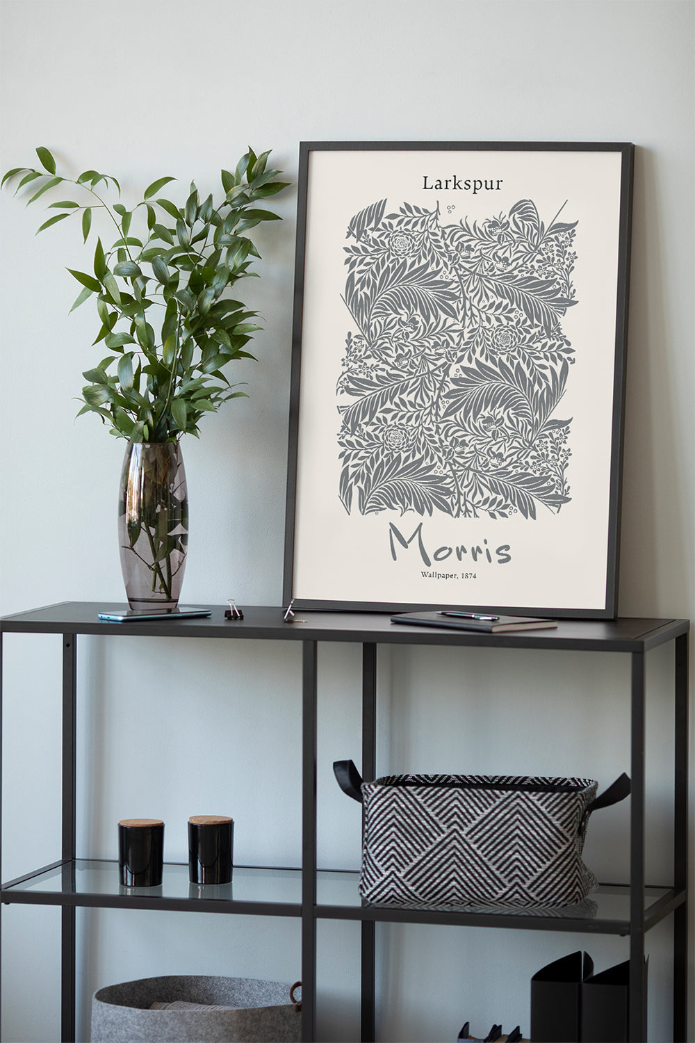 ODA.products-Larkspur, William Morris | Ünlü Ressam Tablosu-Tablo-1-Milagron.com