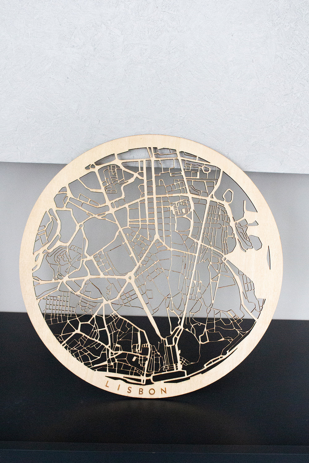 ODA.products-Lisbon Ahşap Şehir Haritası-Duvar Dekorları-2-Milagron.com