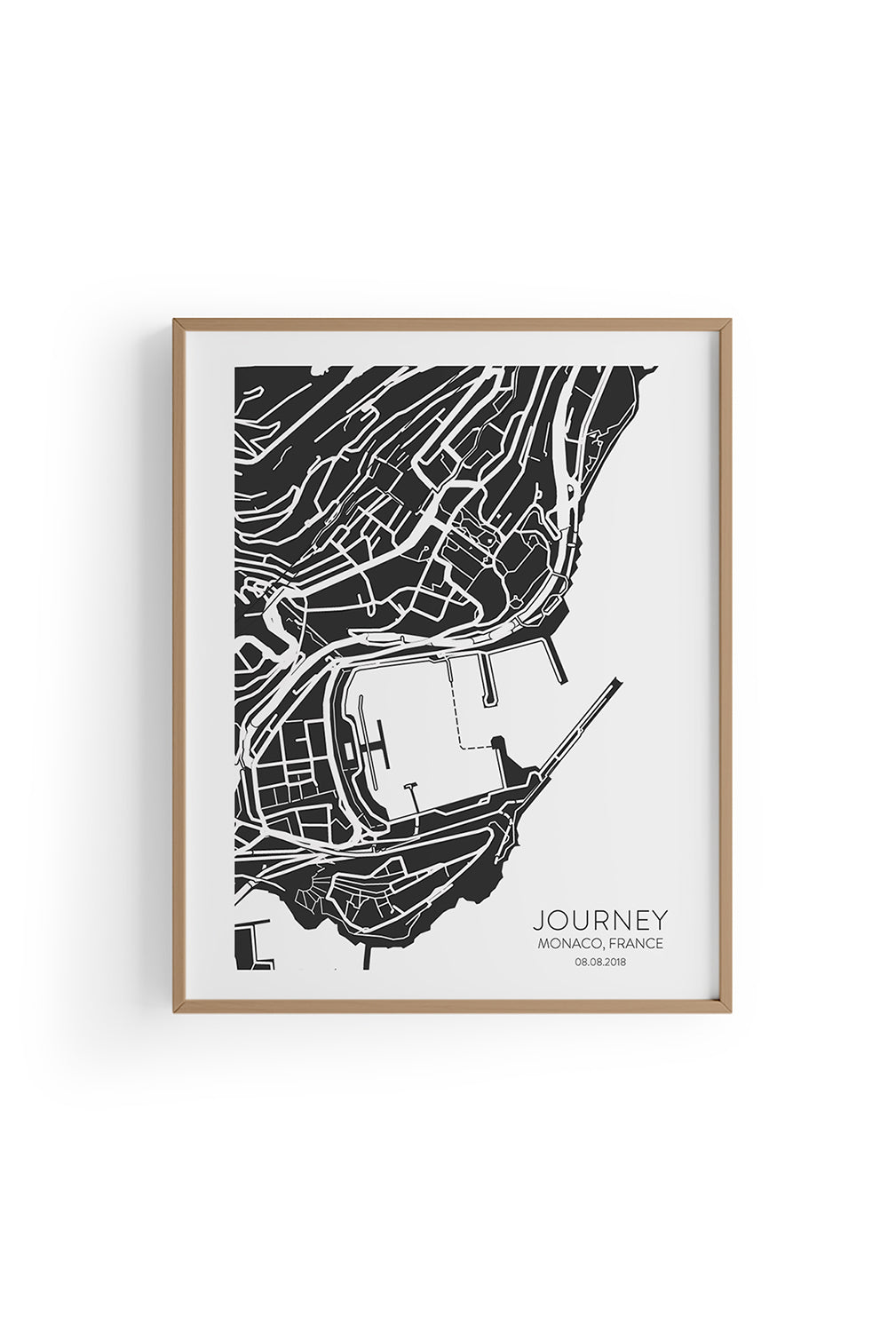 ODA.products-Monaco Kişiselleştirilebilir Şehir Haritası-Tablo-4-Milagron.com