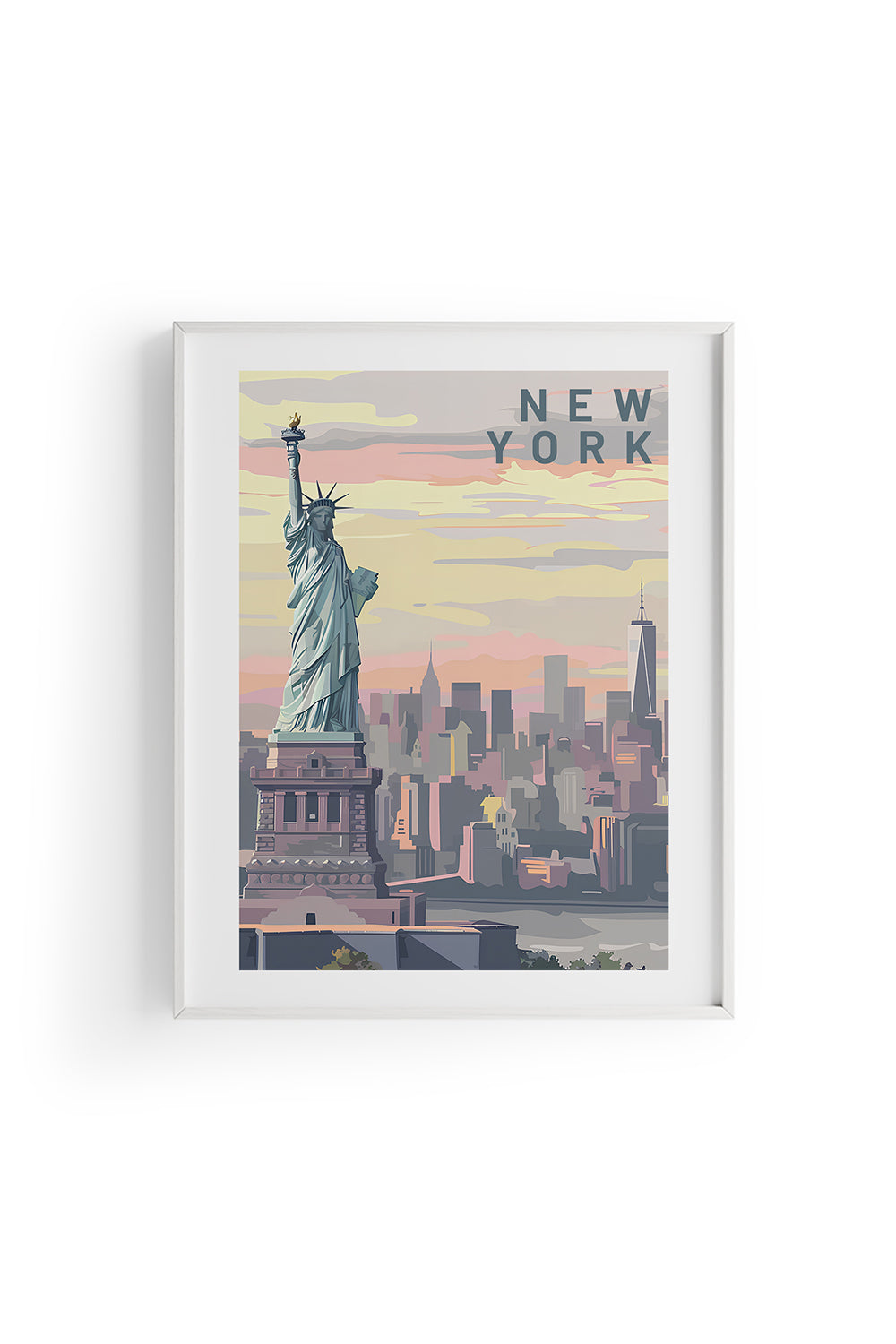 ODA.products-New York İllüstrasyon Şehir Tablo-Tablo-2-Milagron.com