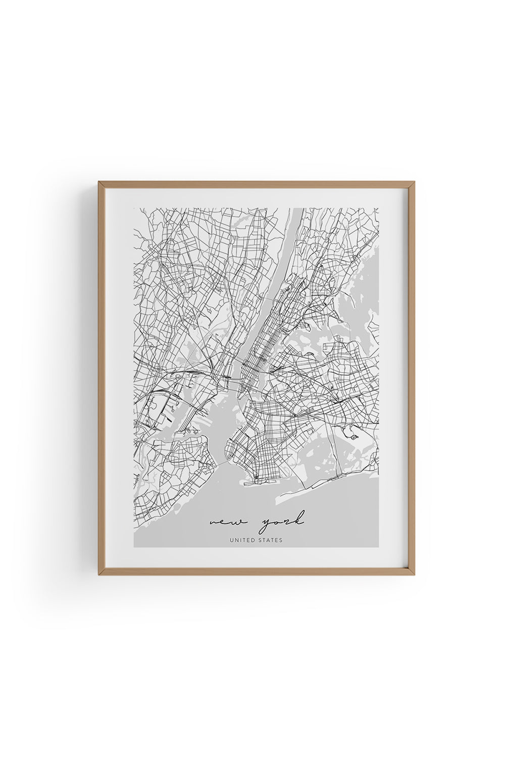 ODA.products-New York Kişiselleştirilebilir Şehir Haritası-Tablo-3-Milagron.com