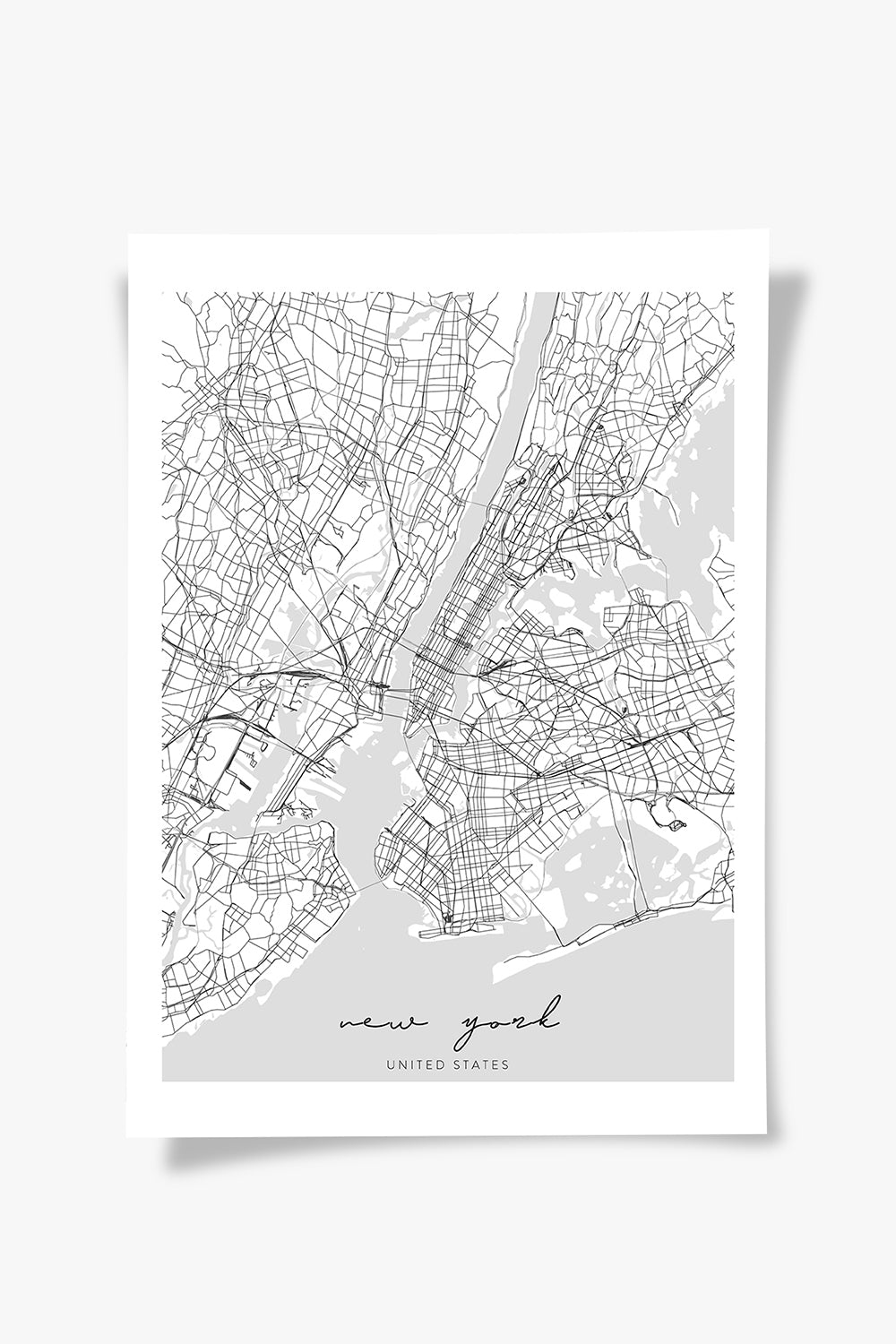 ODA.products-New York Kişiselleştirilebilir Şehir Haritası-Tablo-5-Milagron.com