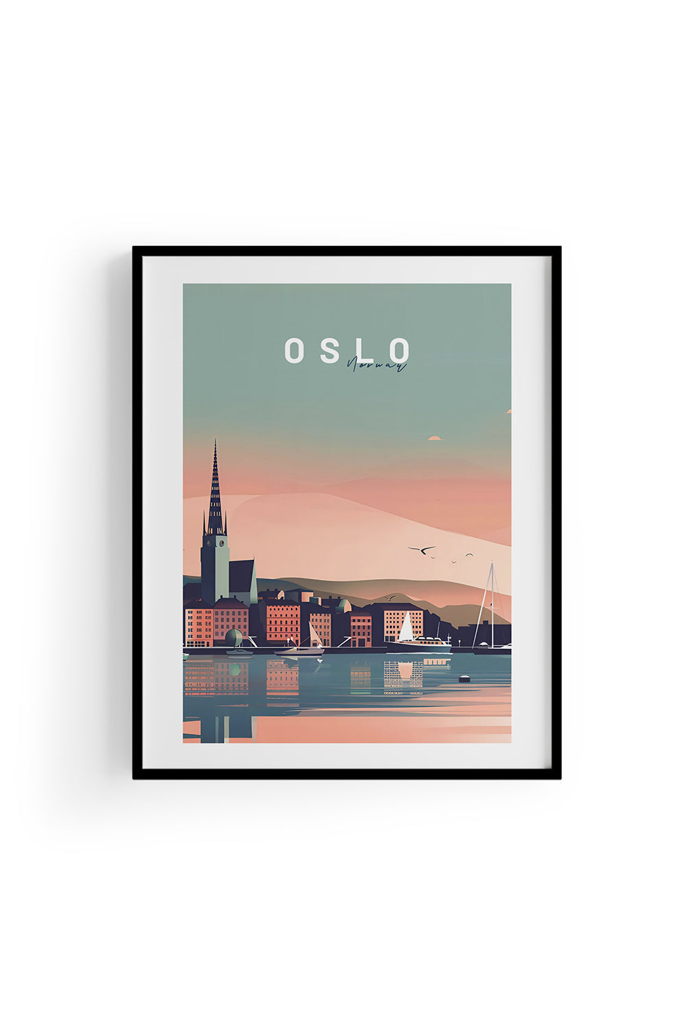 ODA.products-Oslo İllüstrasyon Şehir Tablo-Tablo-2-Milagron.com