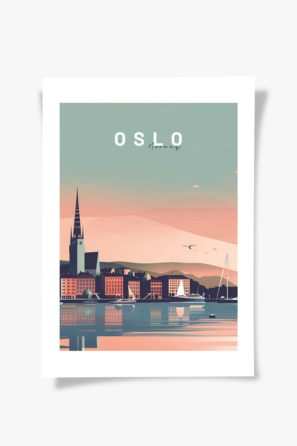 ODA.products-Oslo İllüstrasyon Şehir Tablo-Tablo-5-Milagron.com