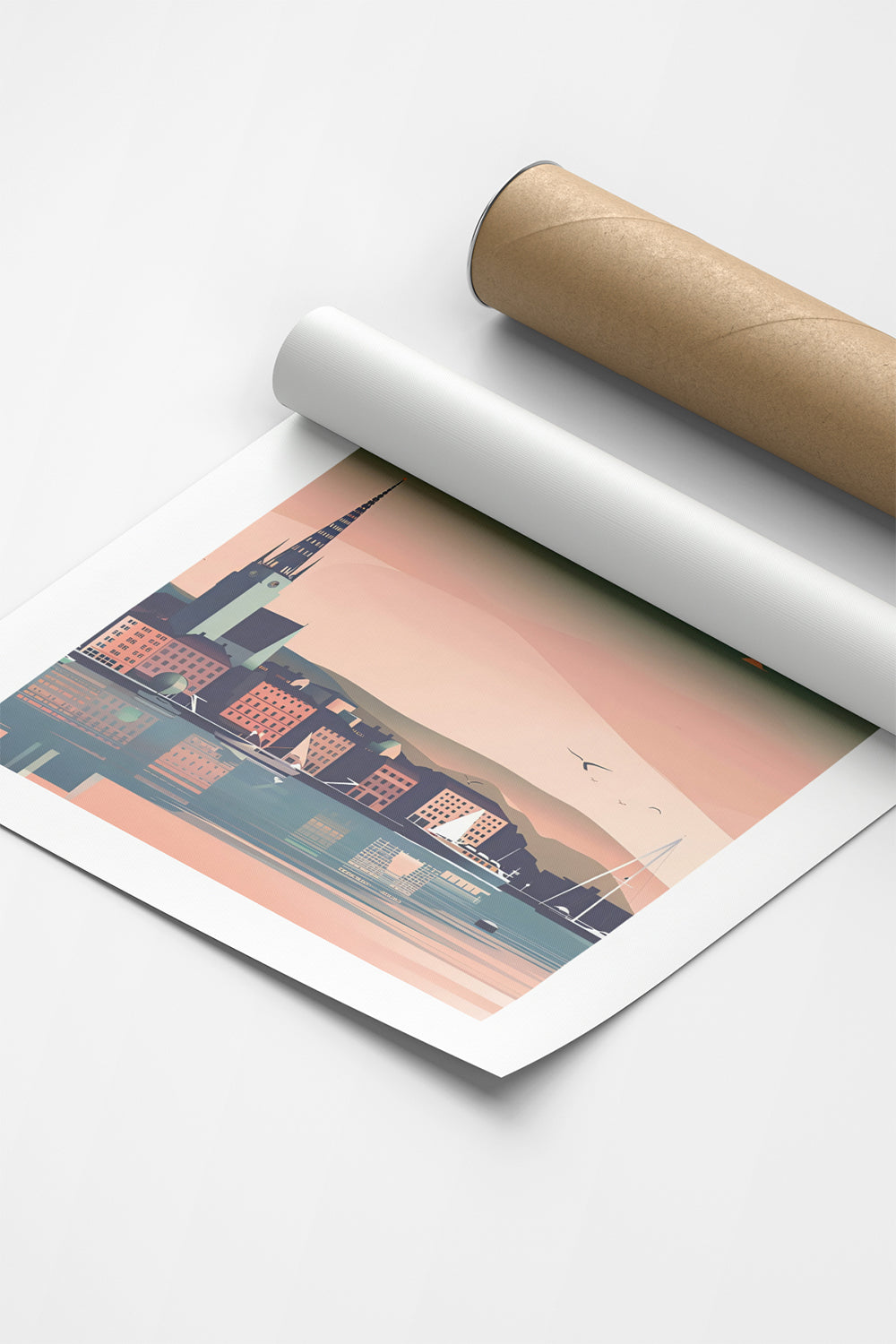 ODA.products-Oslo İllüstrasyon Şehir Tablo-Tablo-6-Milagron.com