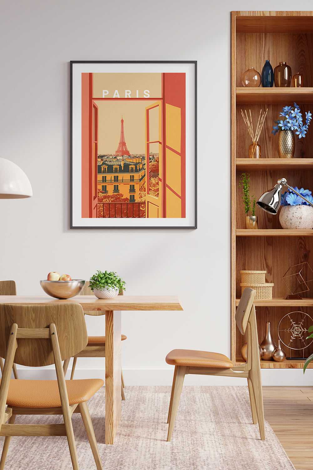 ODA.products-Paris İllüstrasyon Şehir Tablo-Tablo-1-Milagron.com