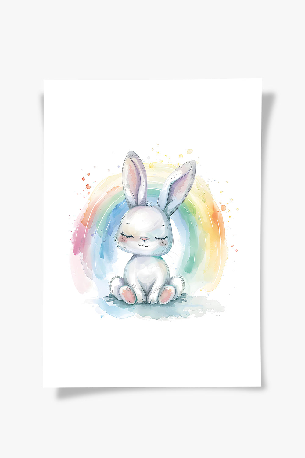ODA.products-Rainbow Bunny | Çocuk Odası Tablo-Tablo-5-Milagron.com