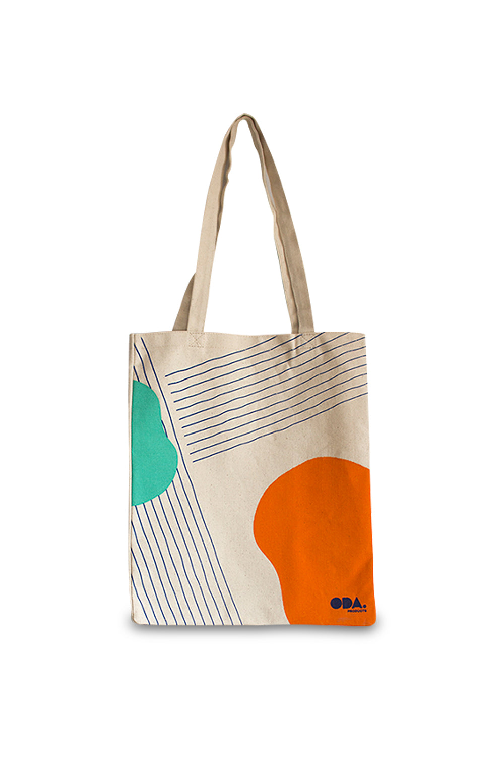 ODA.products-Renkli Desenli Kanvas Çanta-Bez Çanta-1-Milagron.com