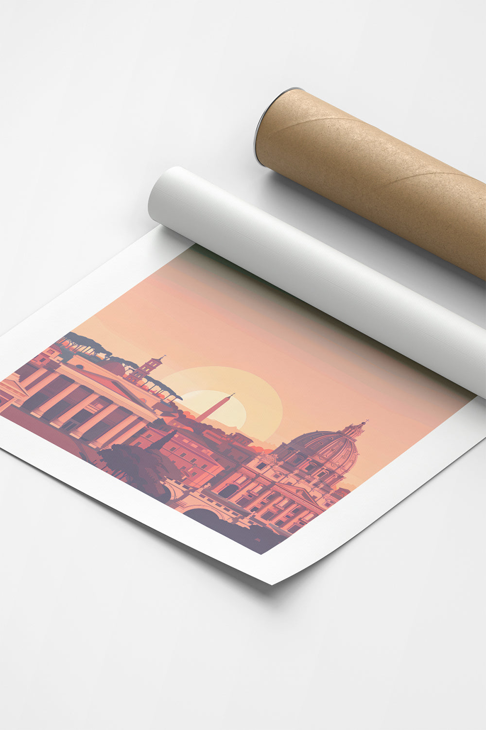 ODA.products-Rome İllüstrasyon Şehir Tablo-Tablo-6-Milagron.com