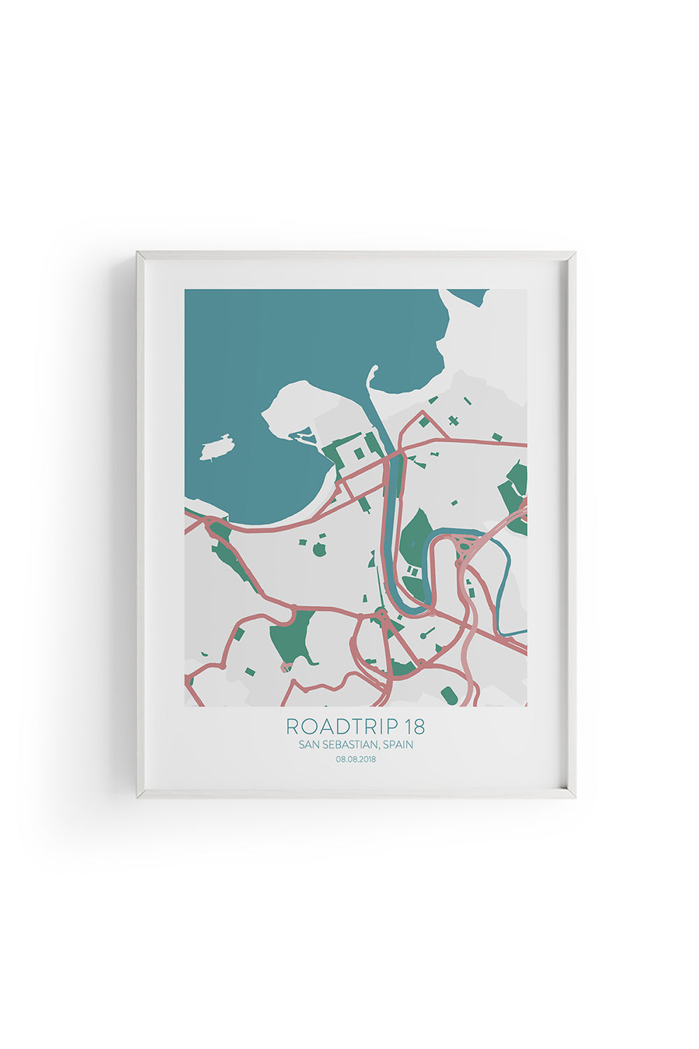 ODA.products-San Sebastian Kişiselleştirilebilir Şehir Haritası-Tablo-2-Milagron.com