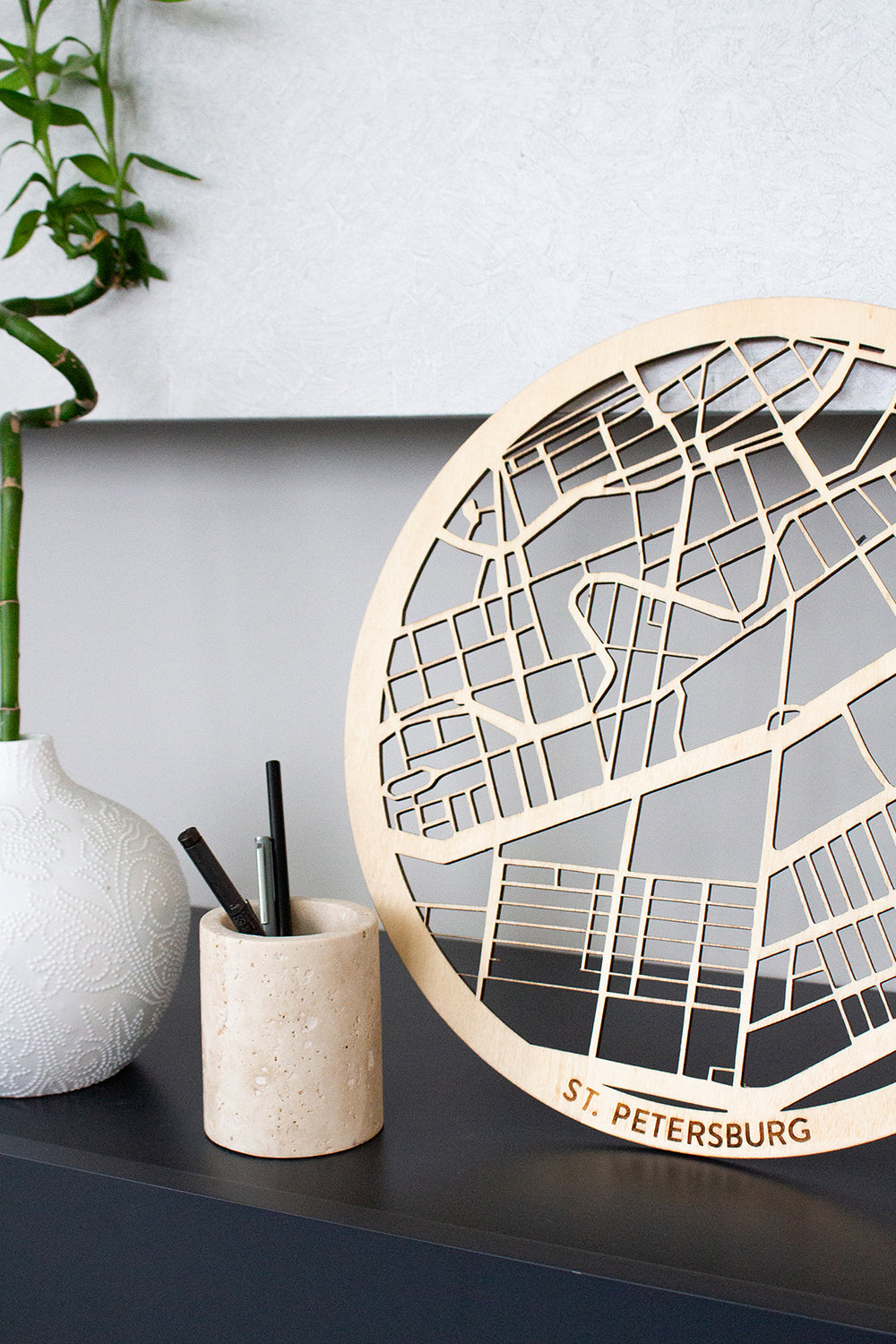 ODA.products-St. Petersburg Ahşap Şehir Haritası-Duvar Dekorları-4-Milagron.com