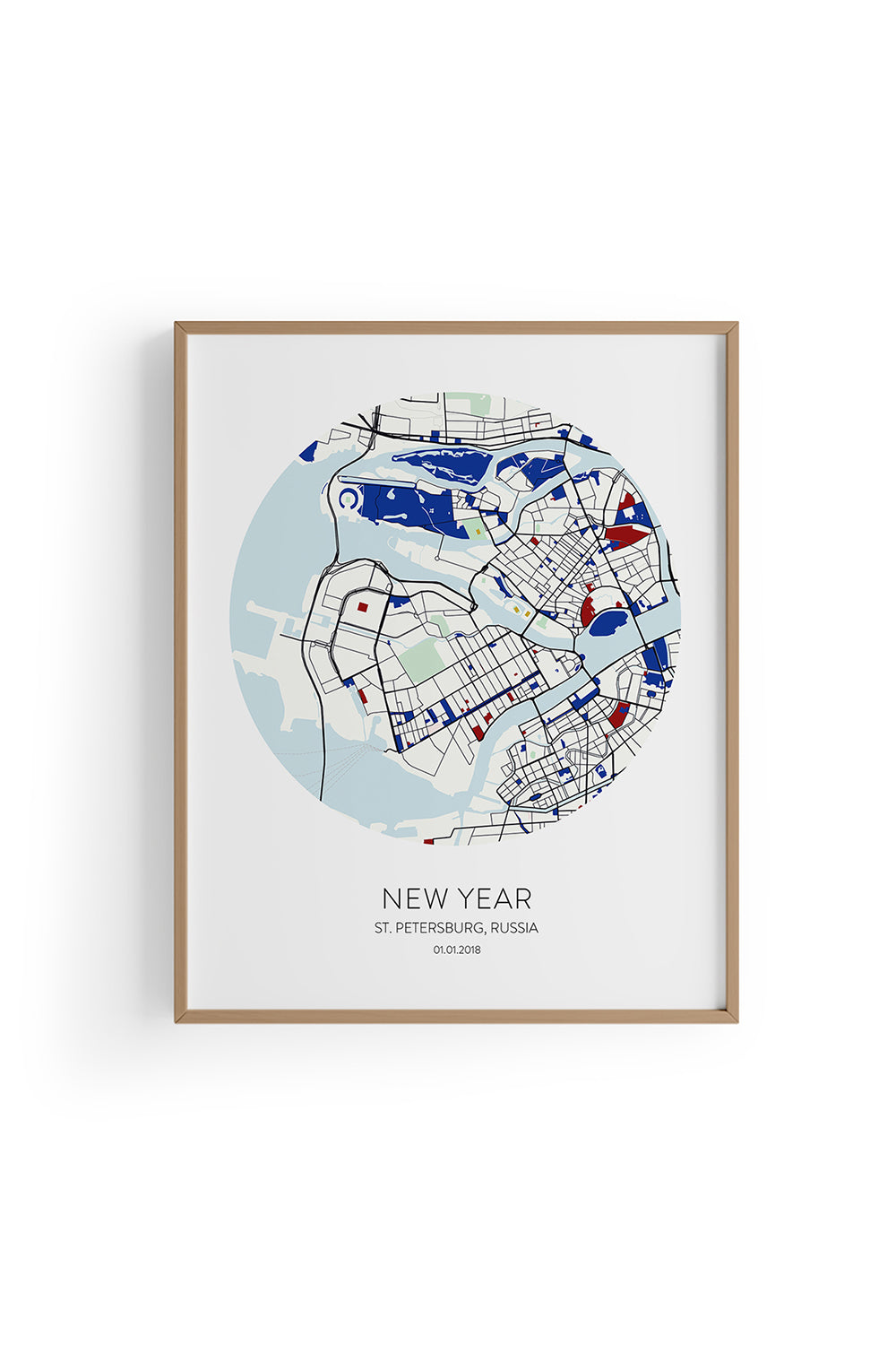 ODA.products-St. Petersburg Kişiselleştirilebilir Şehir Haritası-Tablo-3-Milagron.com