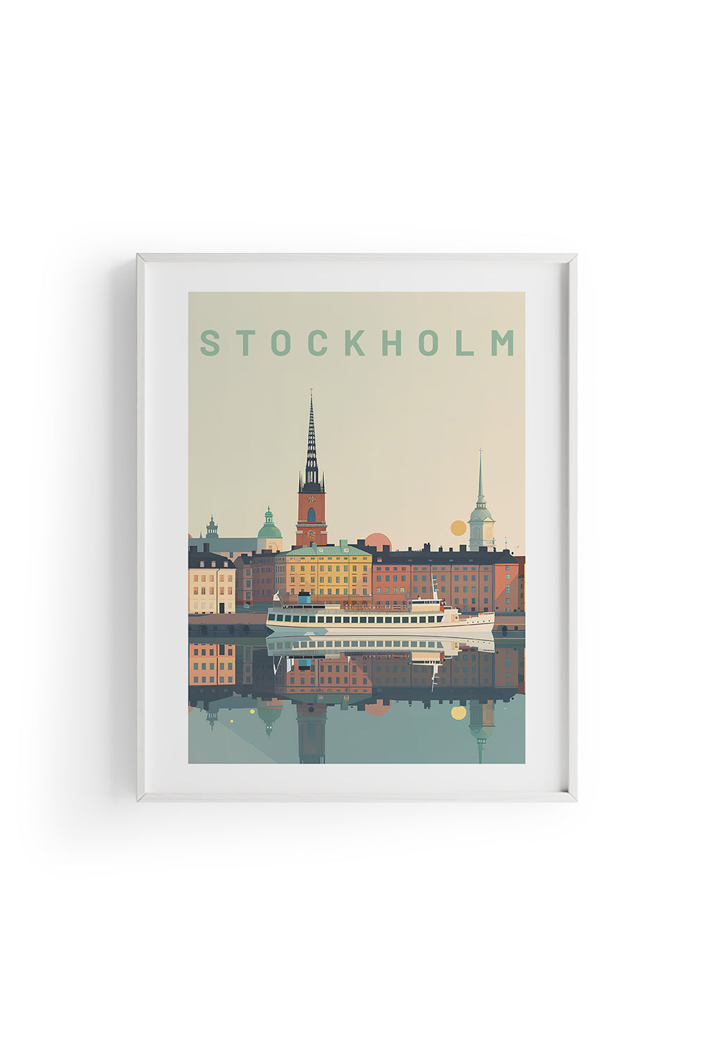 ODA.products-Stockholm İllüstrasyon Şehir Tablo-Tablo-1-Milagron.com