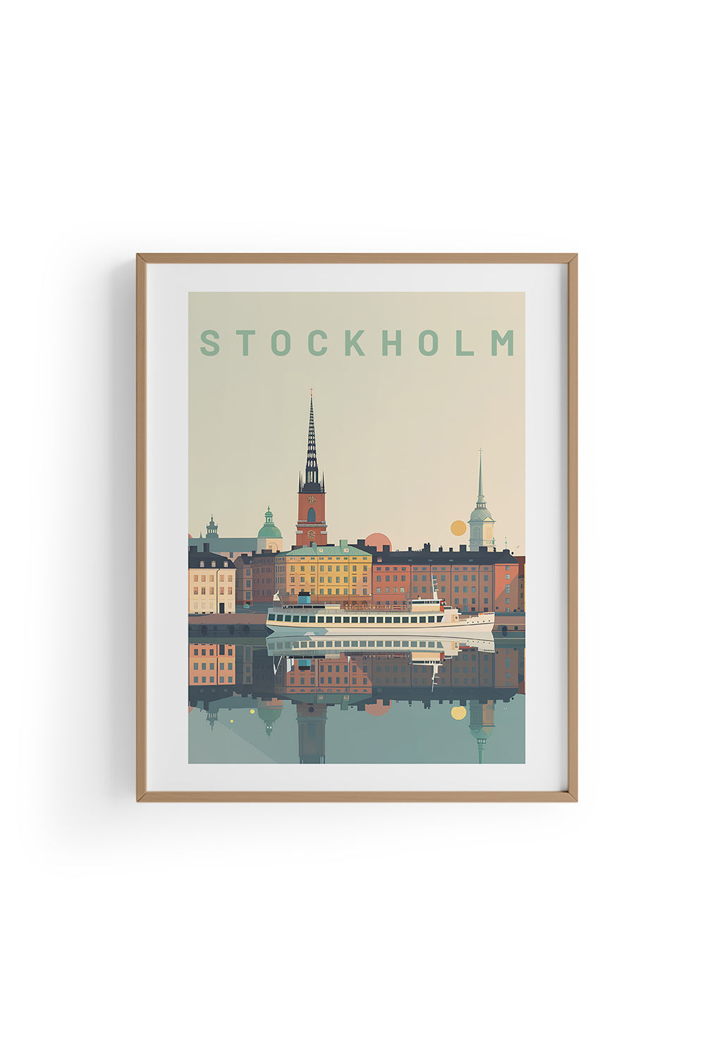 ODA.products-Stockholm İllüstrasyon Şehir Tablo-Tablo-3-Milagron.com