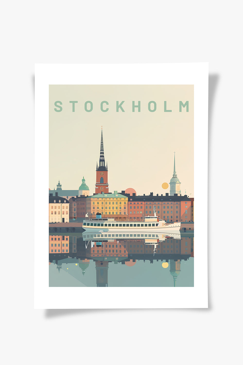 ODA.products-Stockholm İllüstrasyon Şehir Tablo-Tablo-5-Milagron.com