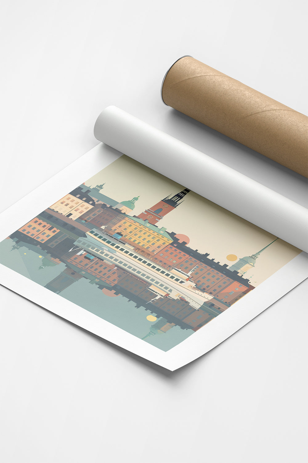 ODA.products-Stockholm İllüstrasyon Şehir Tablo-Tablo-6-Milagron.com