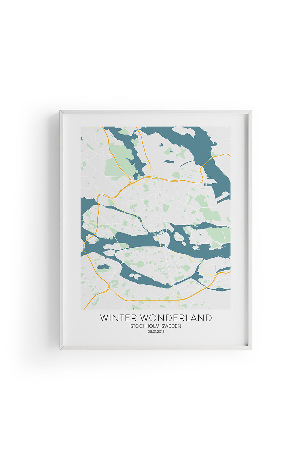 ODA.products-Stockholm Kişiselleştirilebilir Şehir Haritası-Tablo-2-Milagron.com