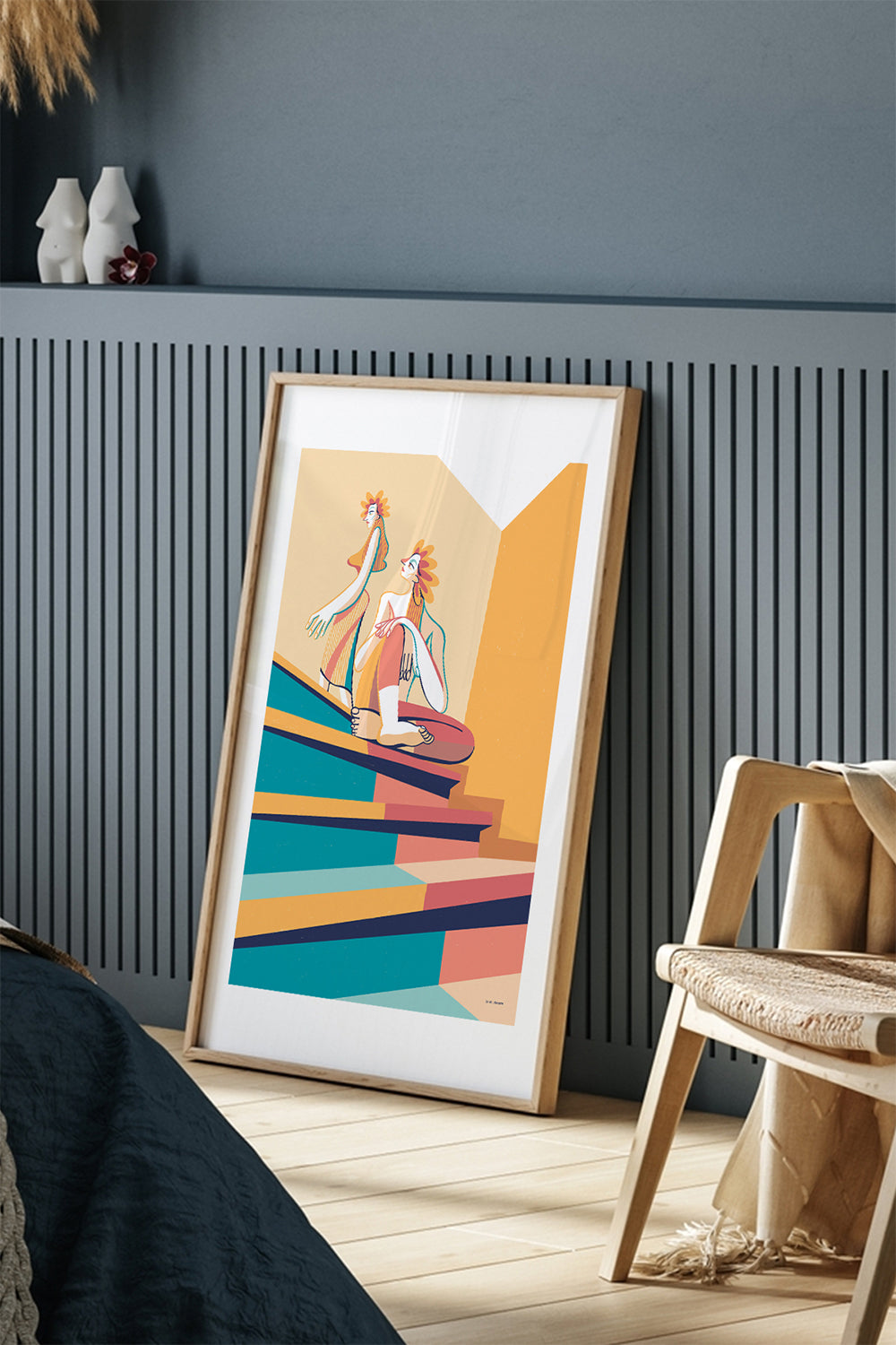 ODA.products-Sunflowers İllüstrasyon Tablo-Tablo-1-Milagron.com